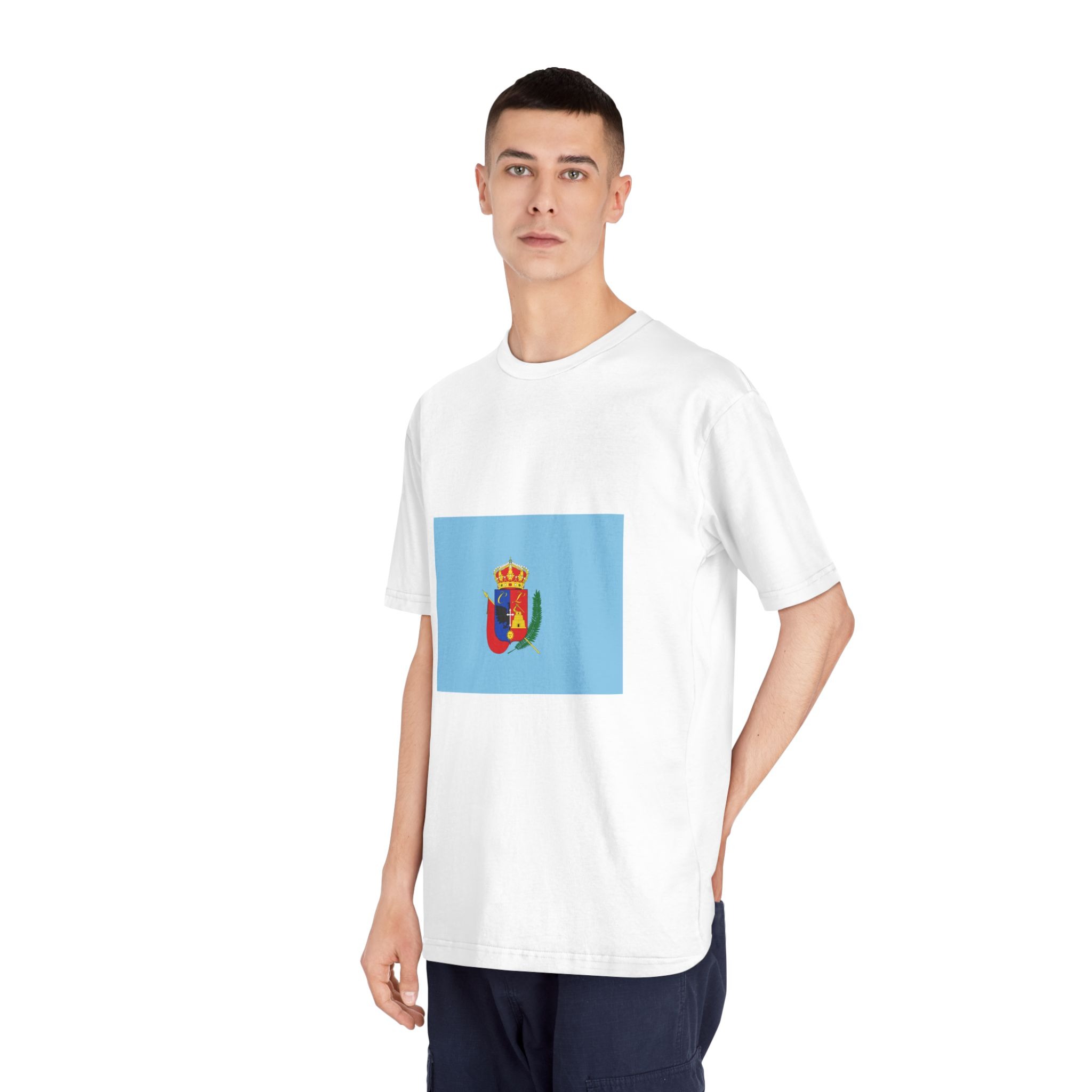 Bandera de Cajamarca Unisex Classic Crewneck T Shirt - Image 4