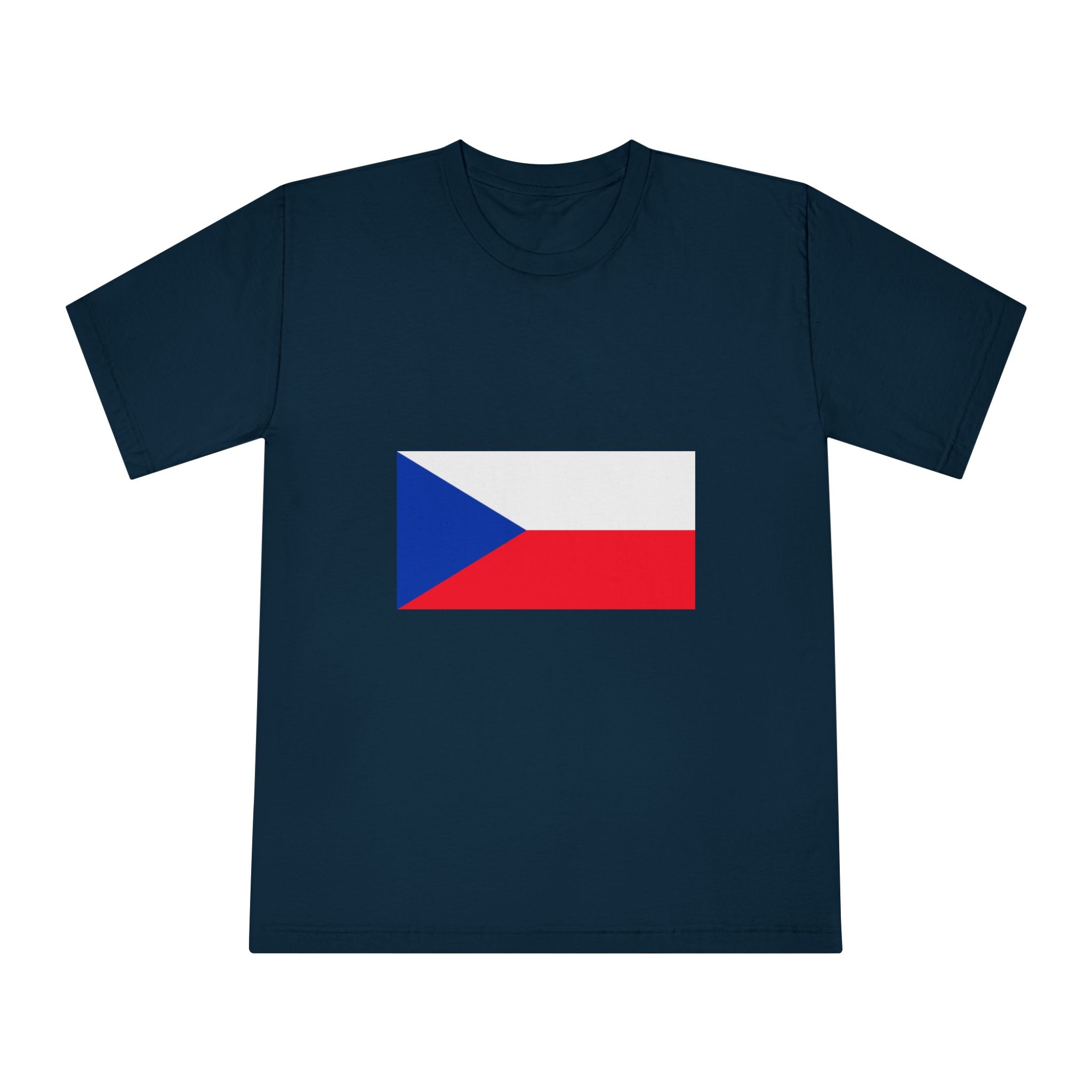 Czech Republic Flag Unisex Classic Crewneck T Shirt - Image 17