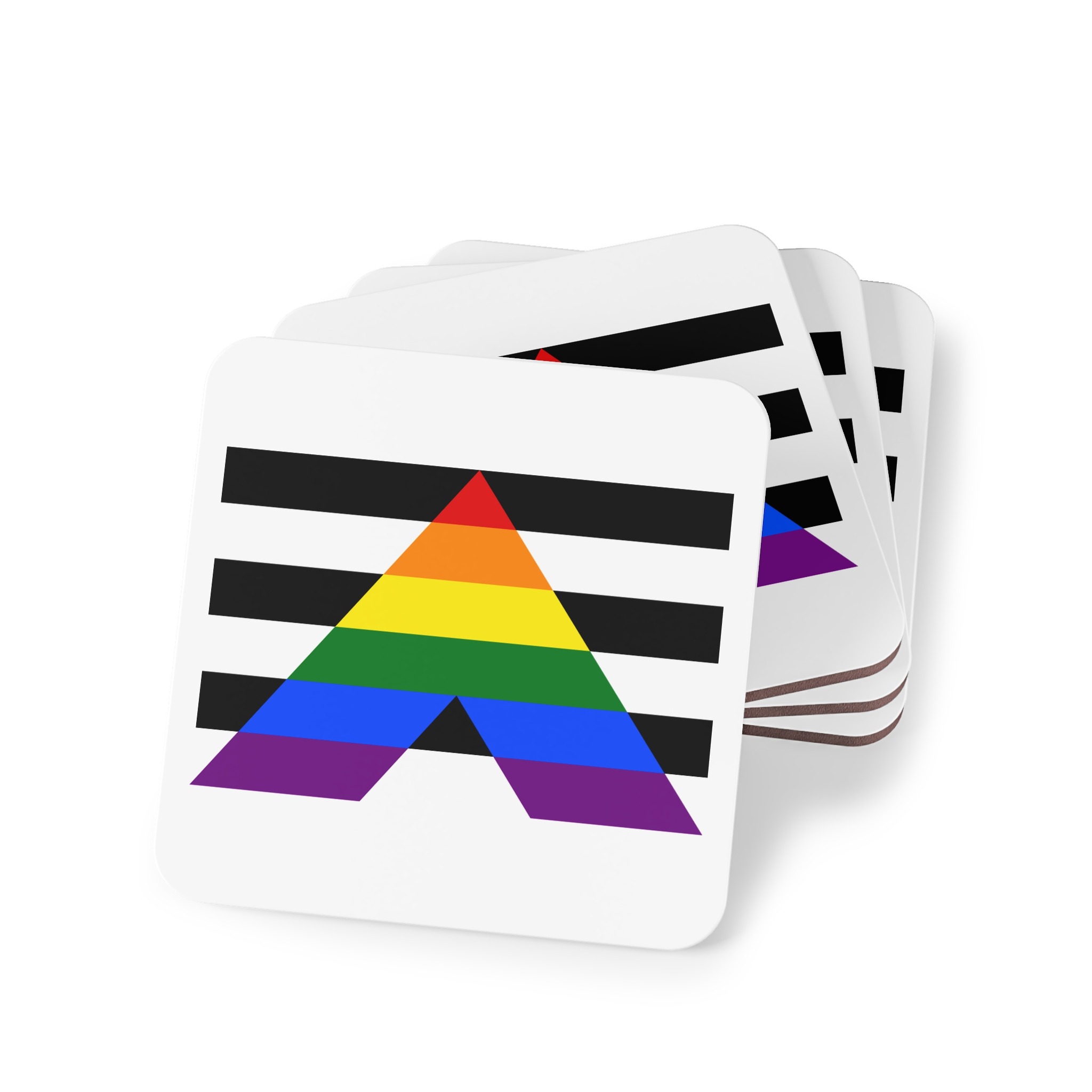 Straight Ally Flag Coasters - Image 7