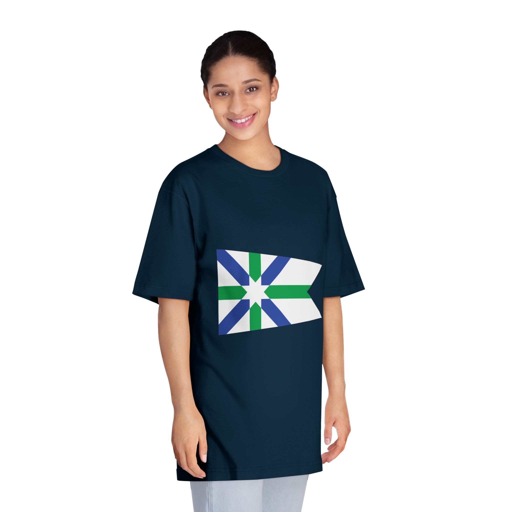 Flag of Kent, Ohio Unisex Classic Crewneck T Shirt - Image 19