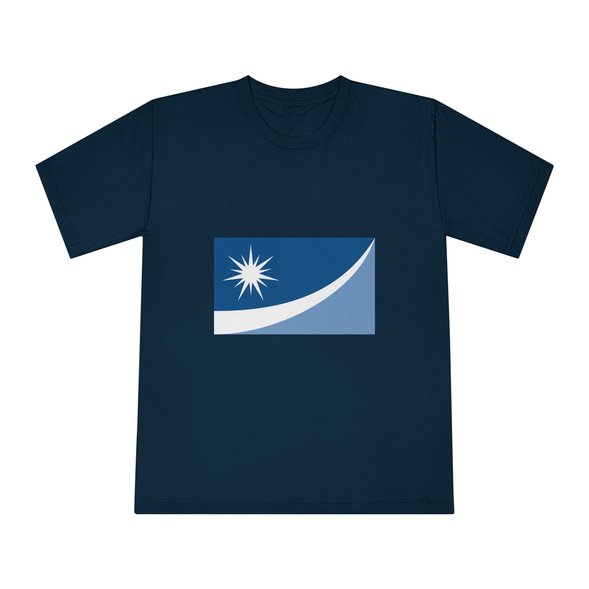Flag of Crystal, Minnesota Unisex Classic Crewneck T Shirt - Image 17