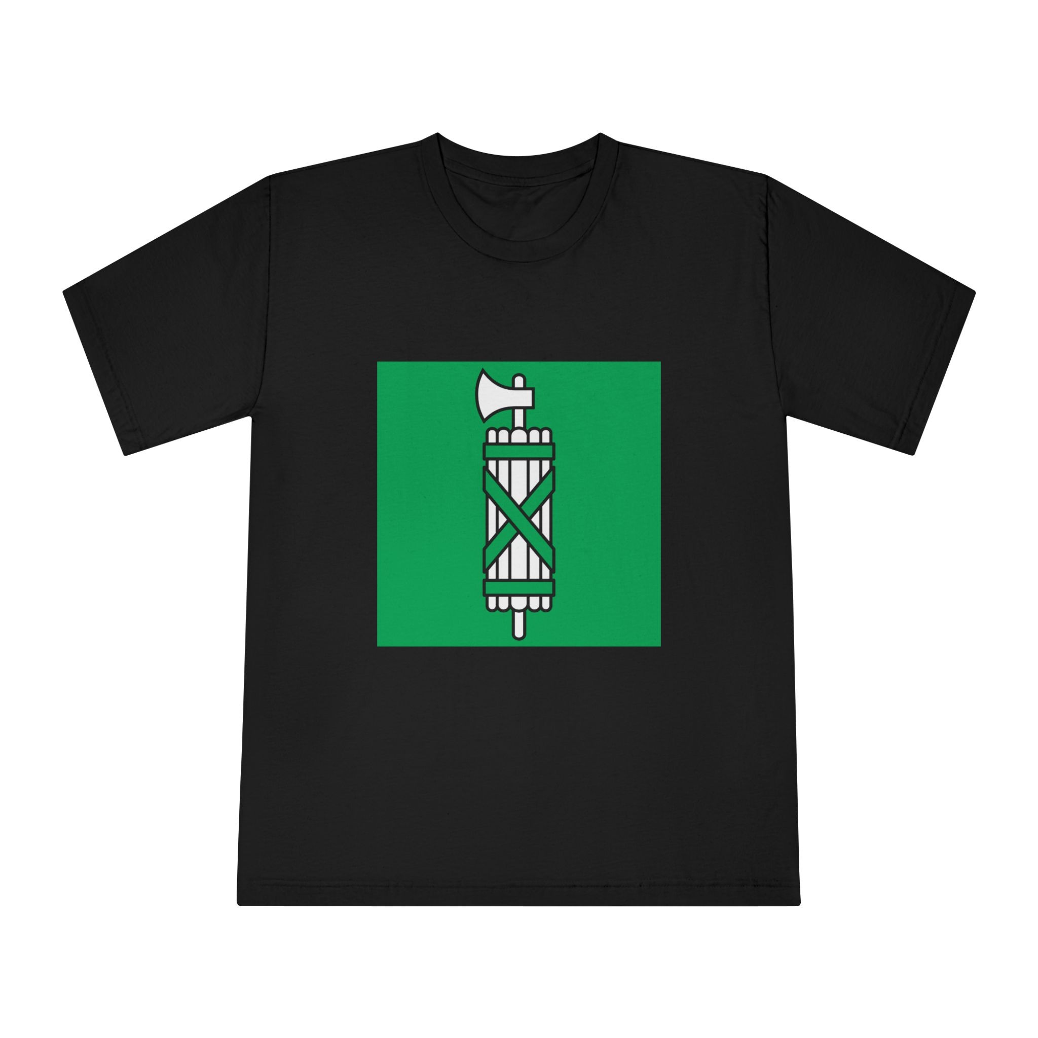 Flag of Canton of Sankt Gallen Unisex Classic Crewneck T Shirt - Image 5
