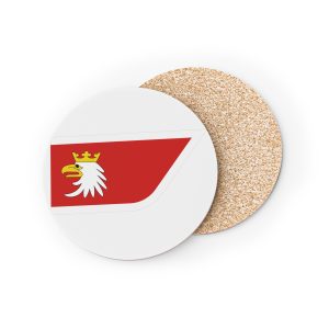 Pol Województwo Warmińsko Mazurskie Flag Coasters