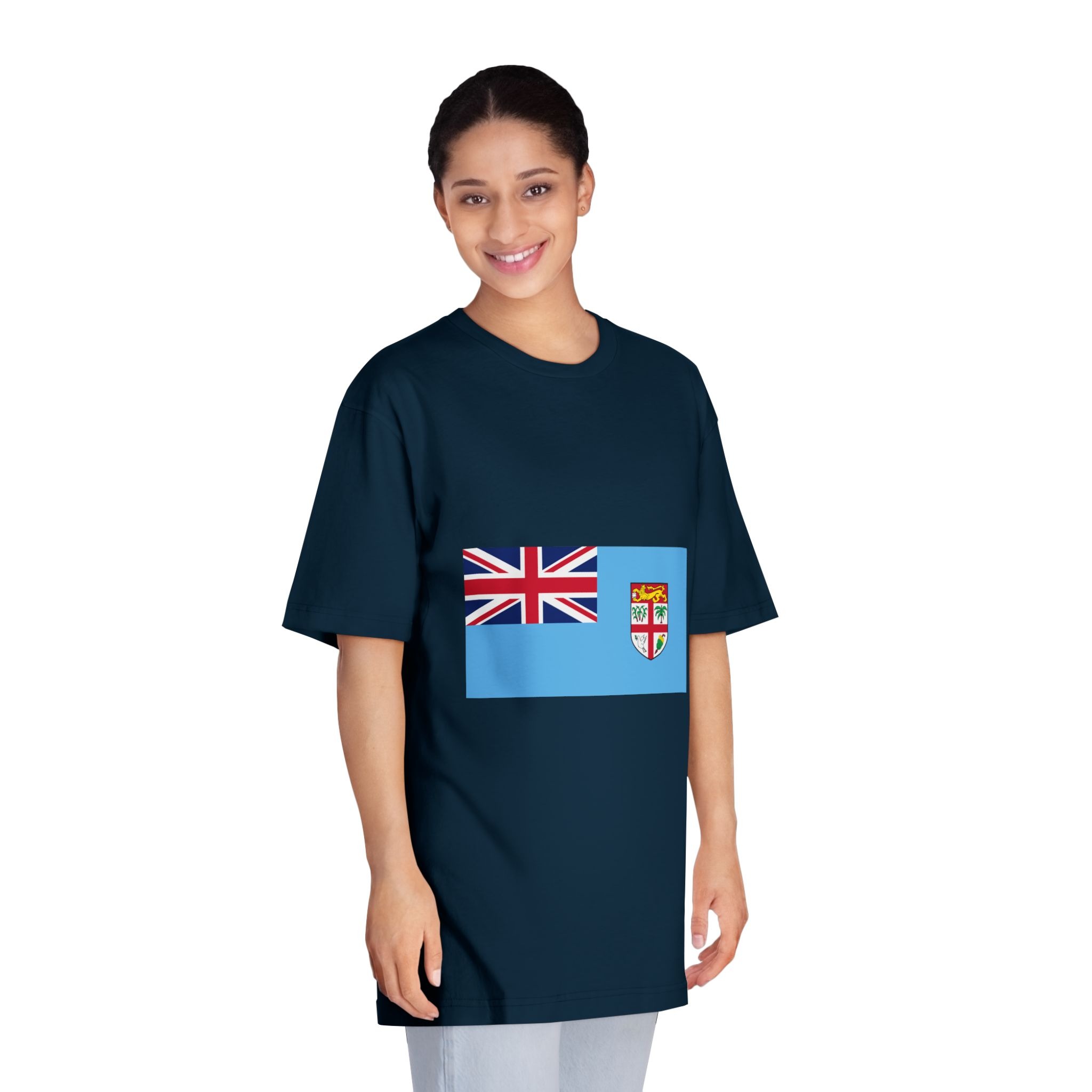 Flag of Fiji Unisex Classic Crewneck T Shirt - Image 19