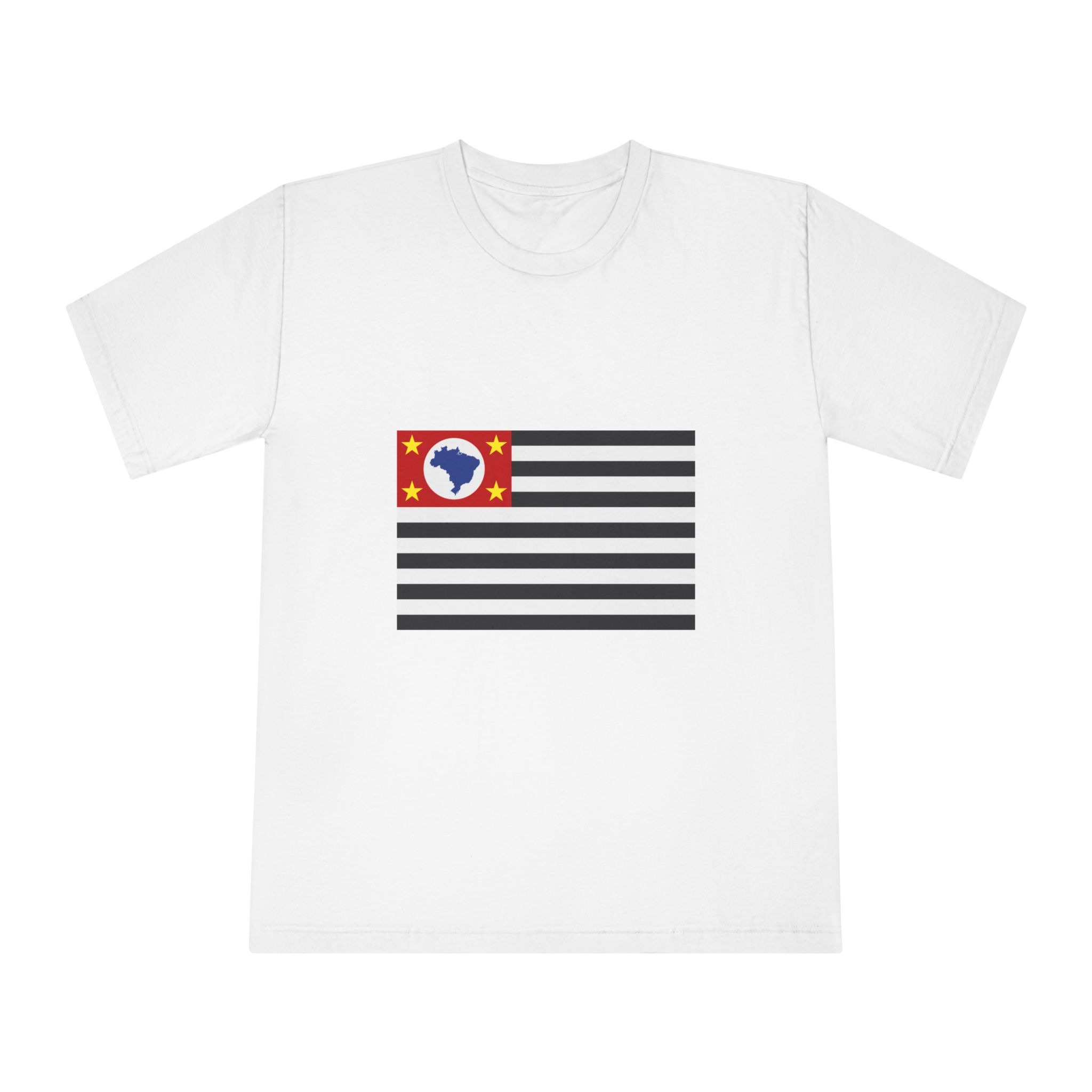 Bandeira Do Estado de São Paulo Unisex Classic Crewneck T Shirt