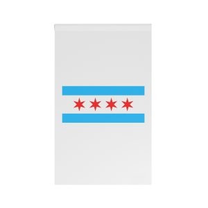Flag of Chicago Illinois House Banner
