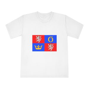 Flag of Hradec Kralove Region Unisex Classic Crewneck T Shirt