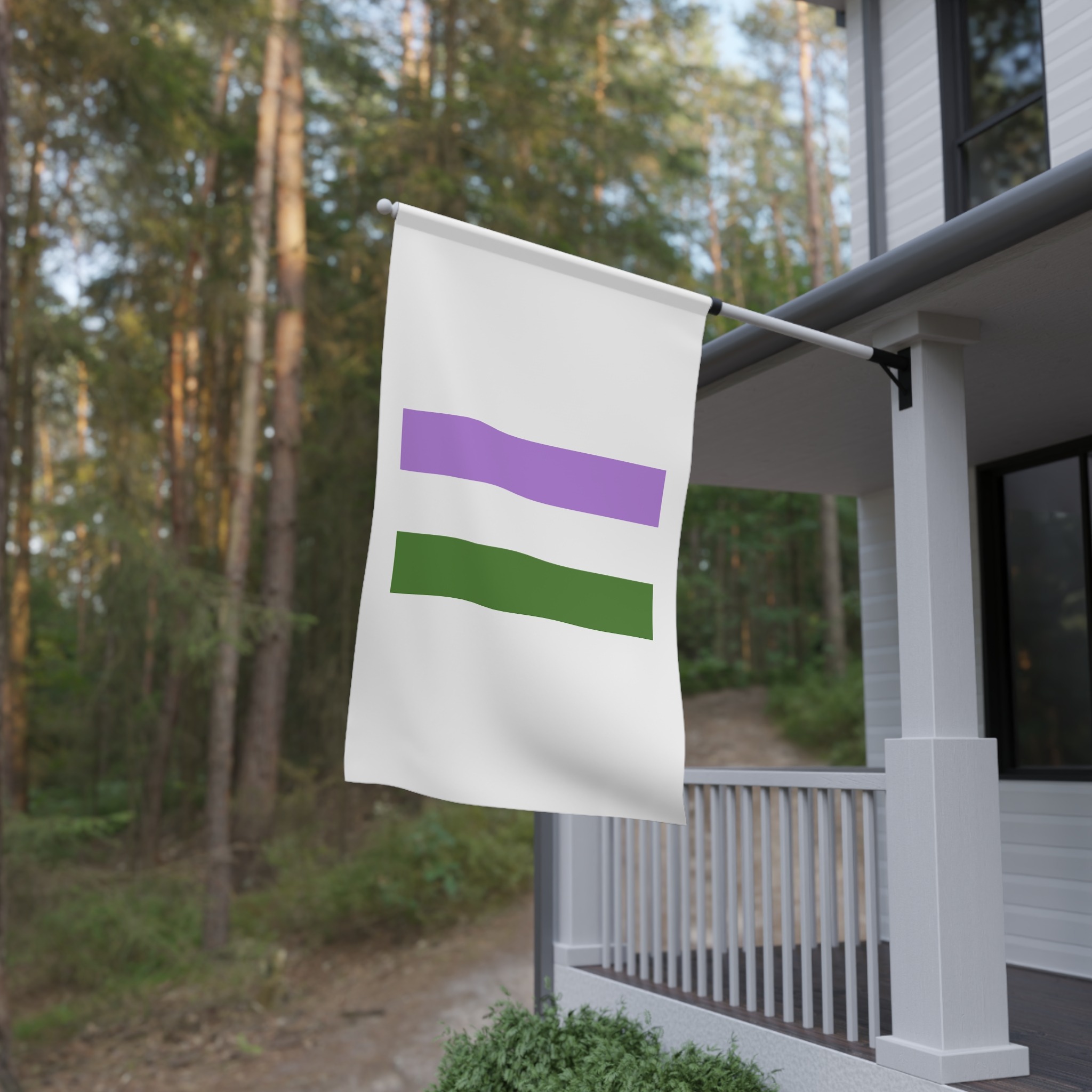 Genderqueer Pride Flag House Banner - Image 4