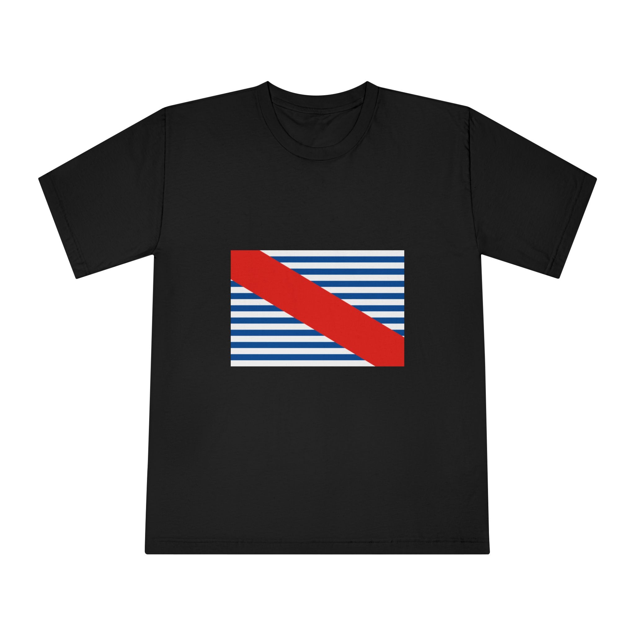 Flag of Canelones Department Unisex Classic Crewneck T Shirt - Image 5