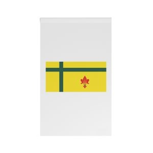 Flag Fransaskois Red White Blue Banner Representing Saskatchewans Frenchspeaking Community Culture House Banner