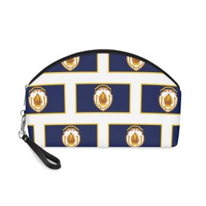 Flag of Springfield, Massachusetts Makeup Bag