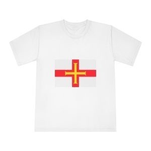 Flag of Guernsey Unisex Classic Crewneck T Shirt