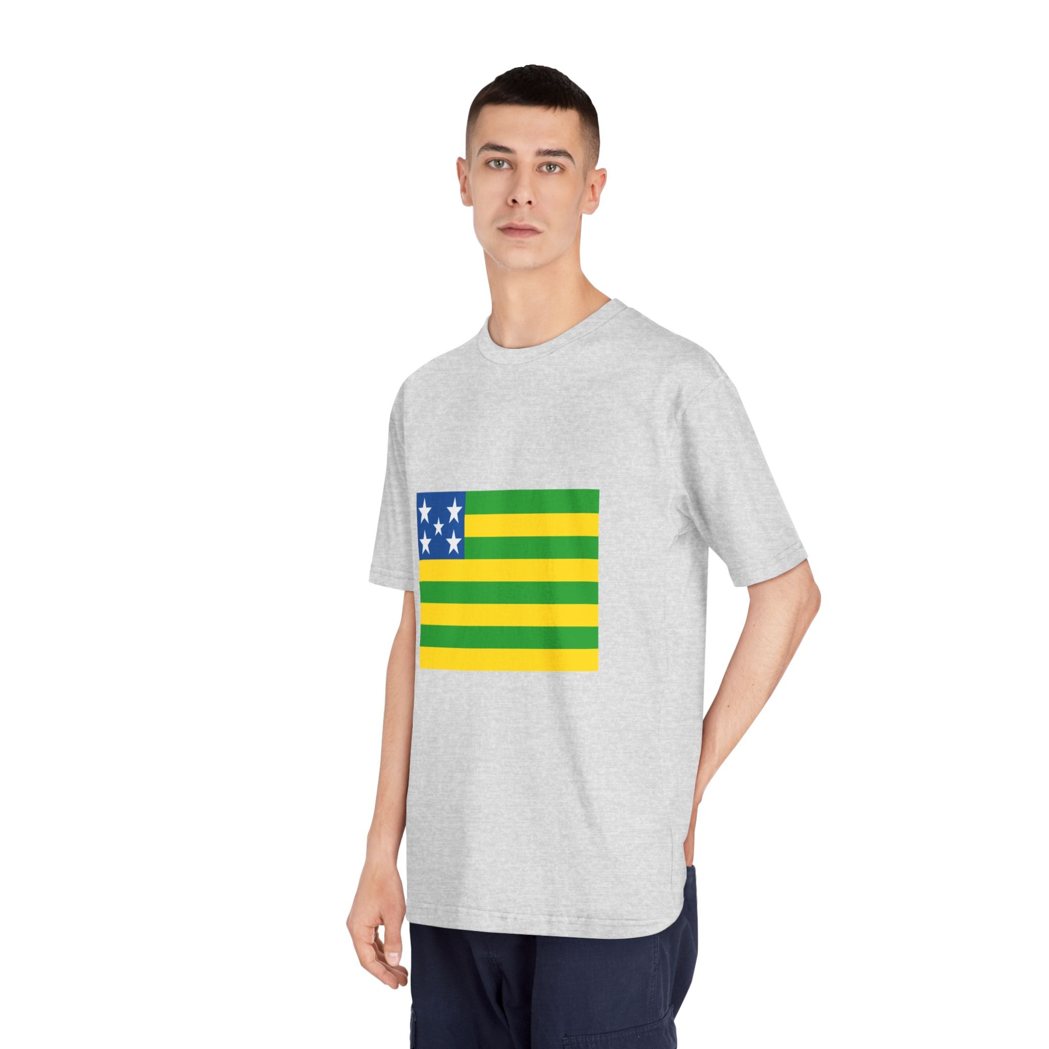 Flag of Goiás Unisex Classic Crewneck T Shirt - Image 16