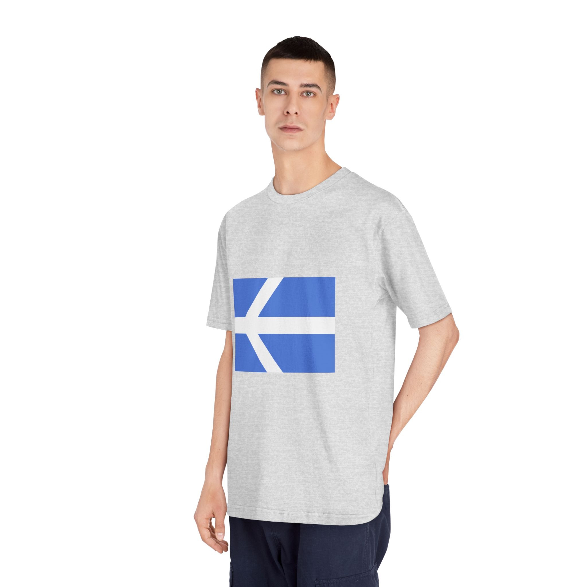 Flag of Lawrence, Massachusetts Unisex Classic Crewneck T Shirt - Image 16