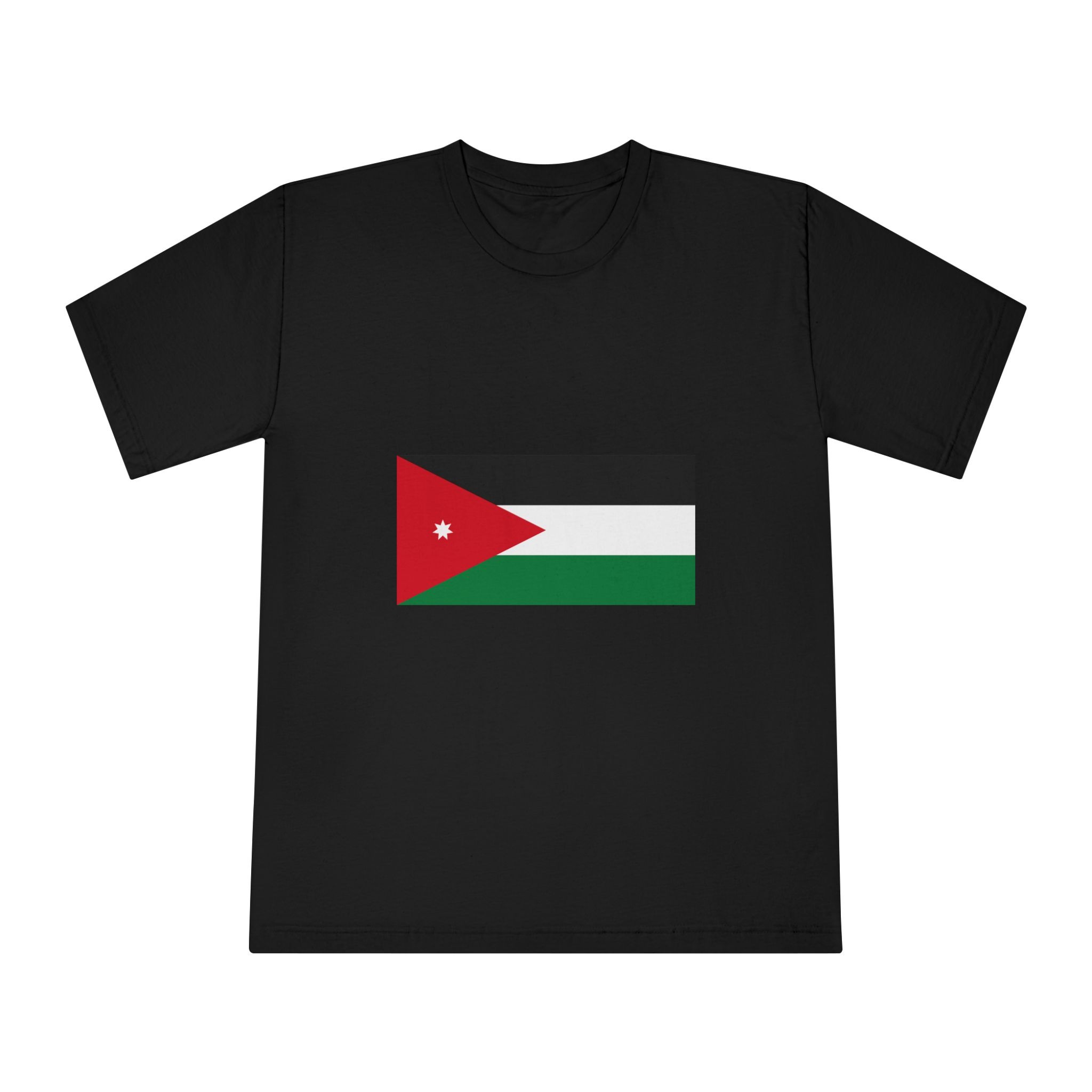 Flag of Jordan Unisex Classic Crewneck T Shirt - Image 5