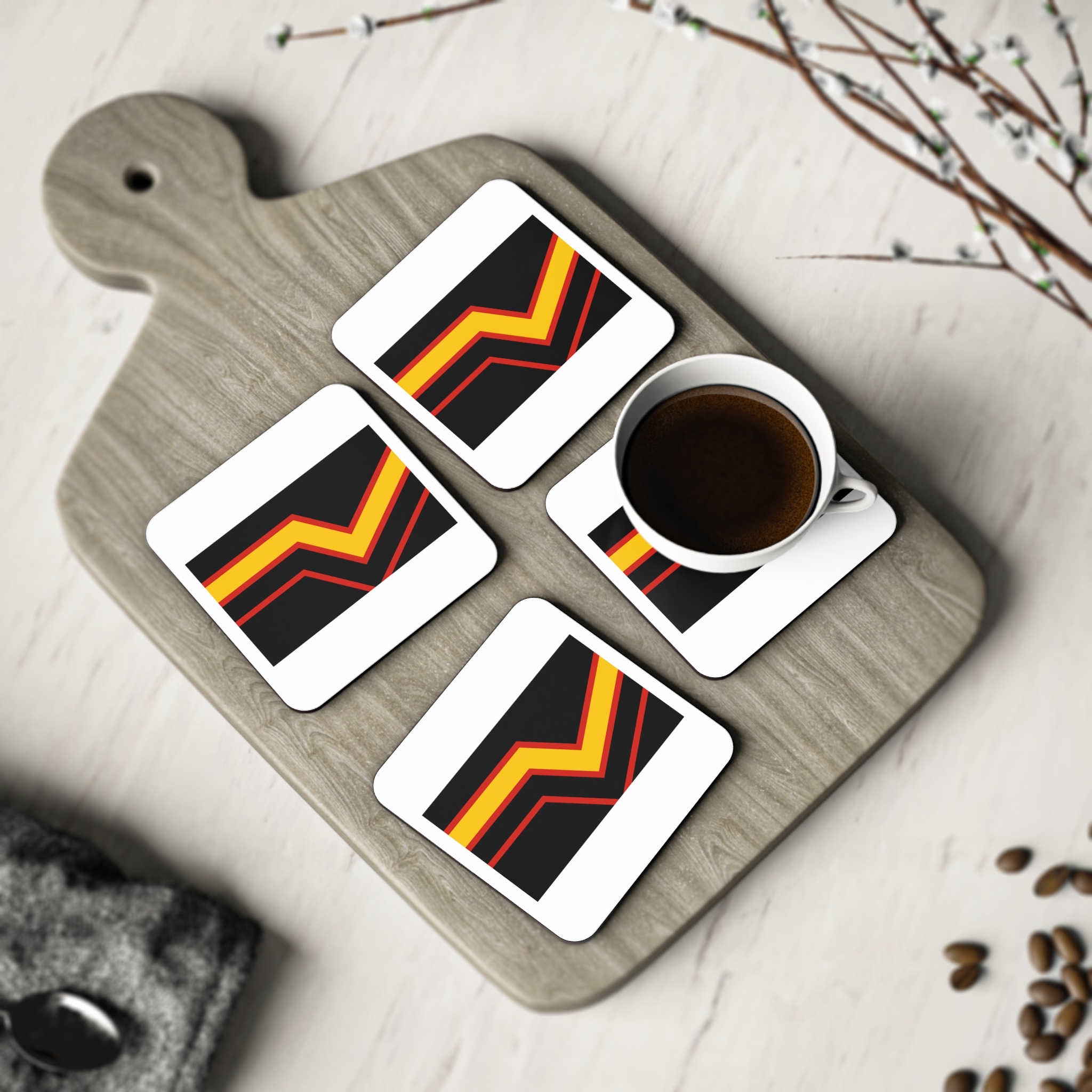 Rubber Fetish Pride Flag Coasters - Image 8