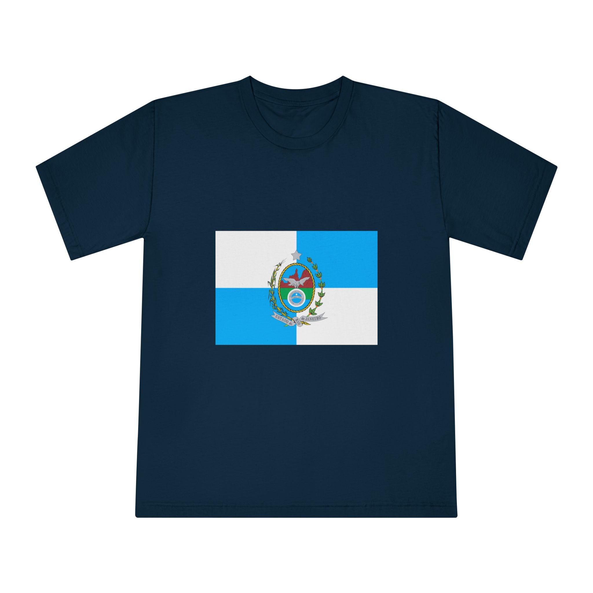 Bandeira Do Estado Do Rio de Janeiro Unisex Classic Crewneck T Shirt - Image 17