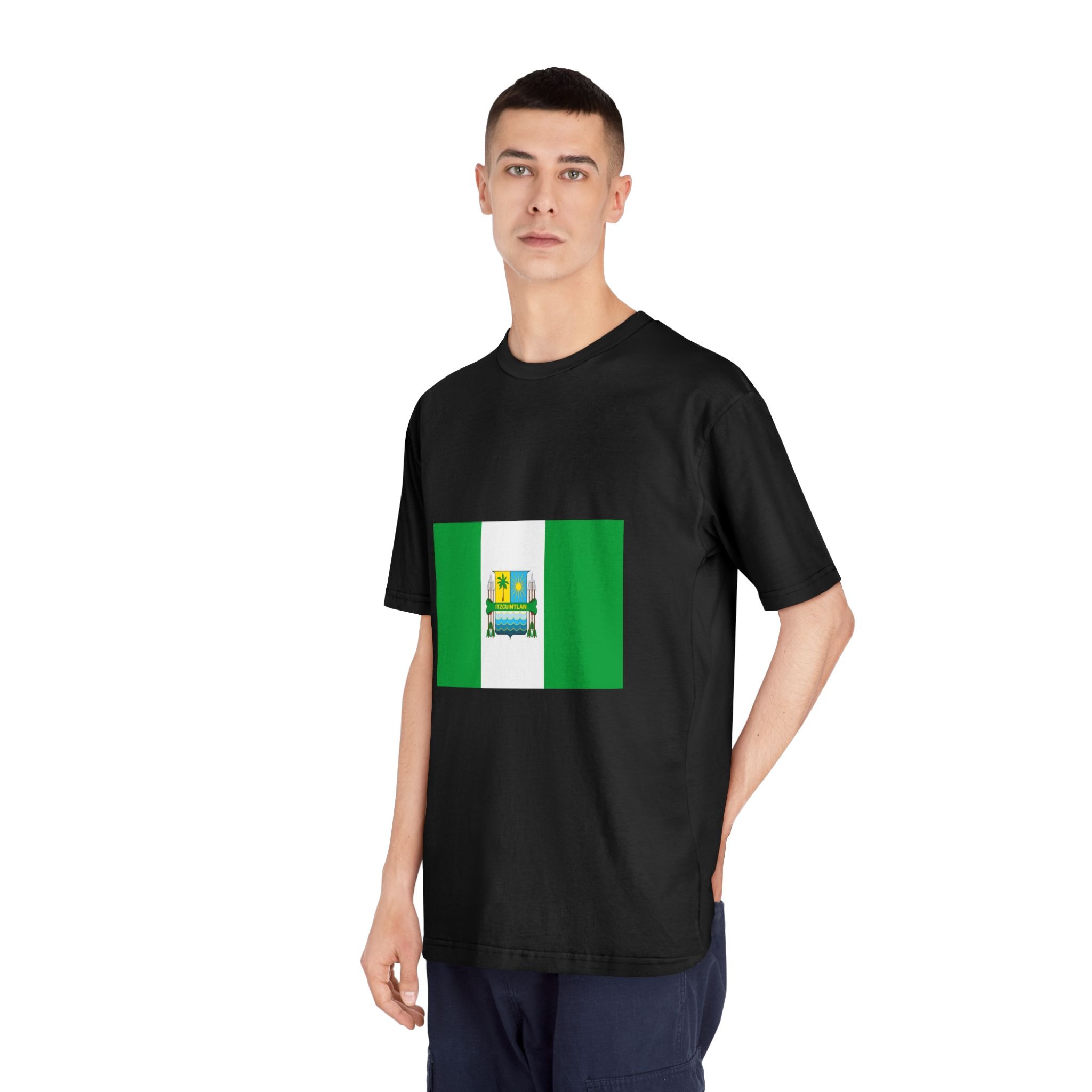 Flag of Escuintla Department Unisex Classic Crewneck T Shirt - Image 8