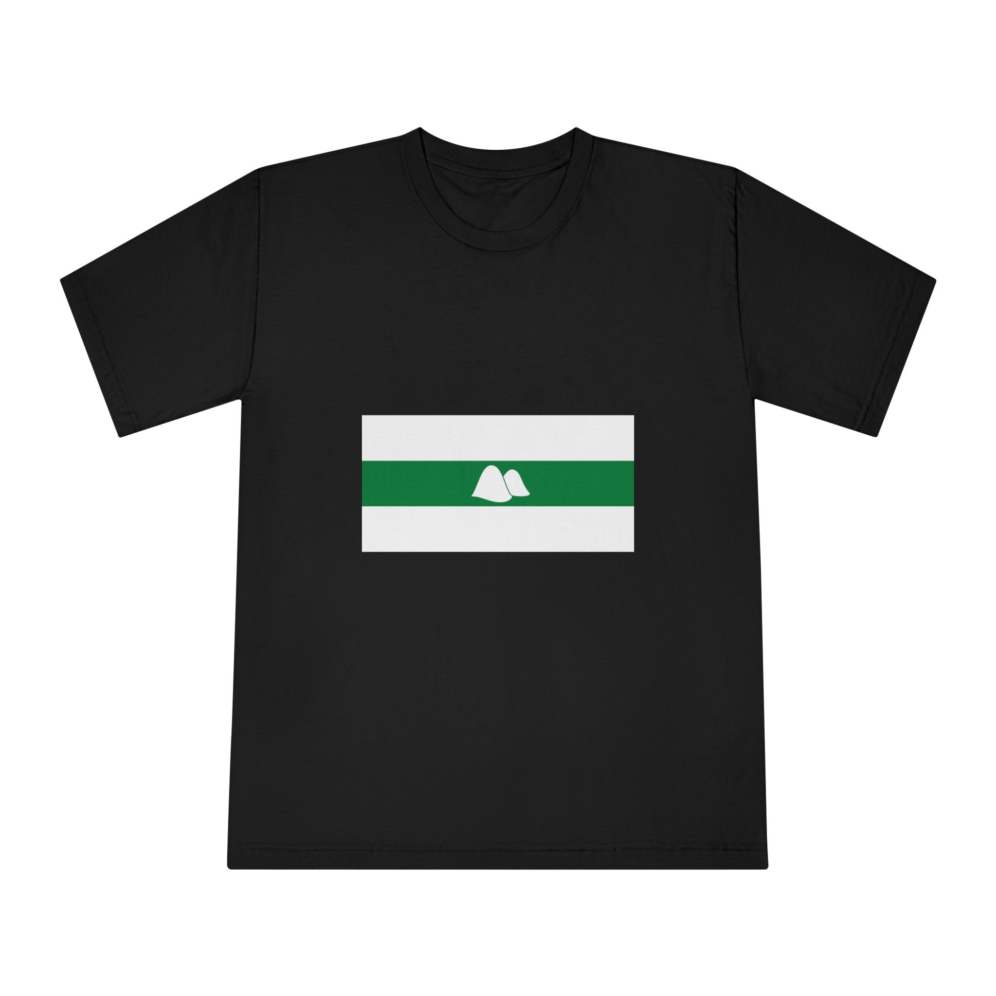 Flag of Kurgan Oblast Unisex Classic Crewneck T Shirt - Image 5
