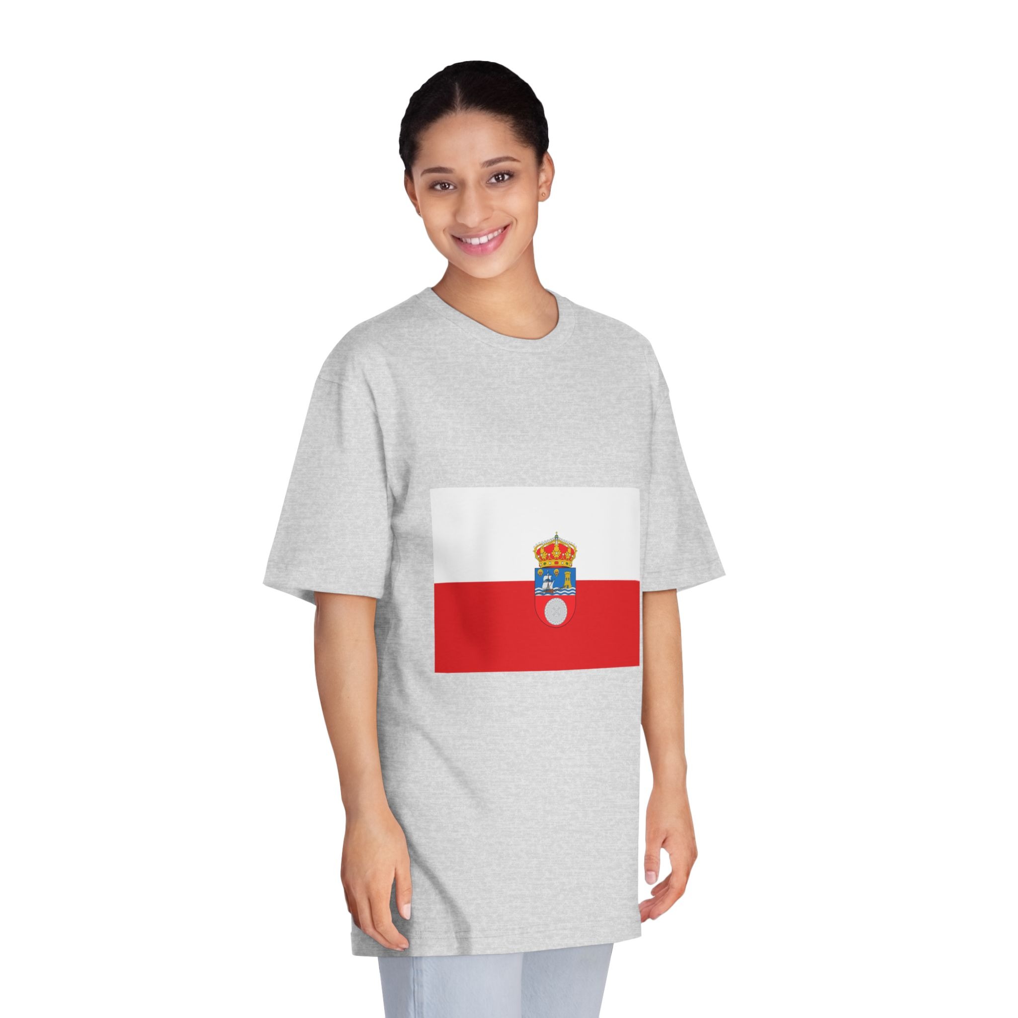Flag of Cantabria Unisex Classic Crewneck T Shirt - Image 15