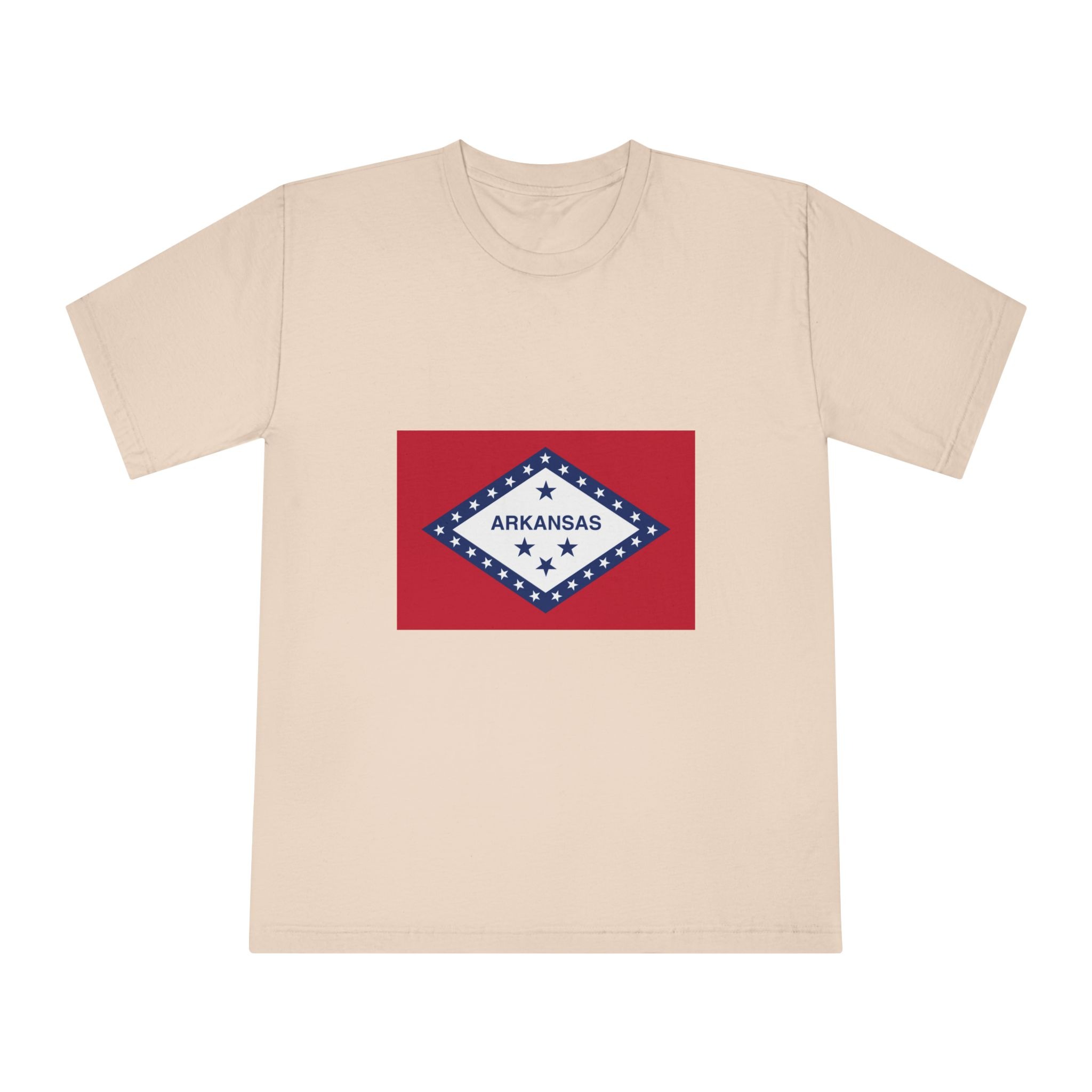 Flag of Arkansas Unisex Classic Crewneck T Shirt - Image 9