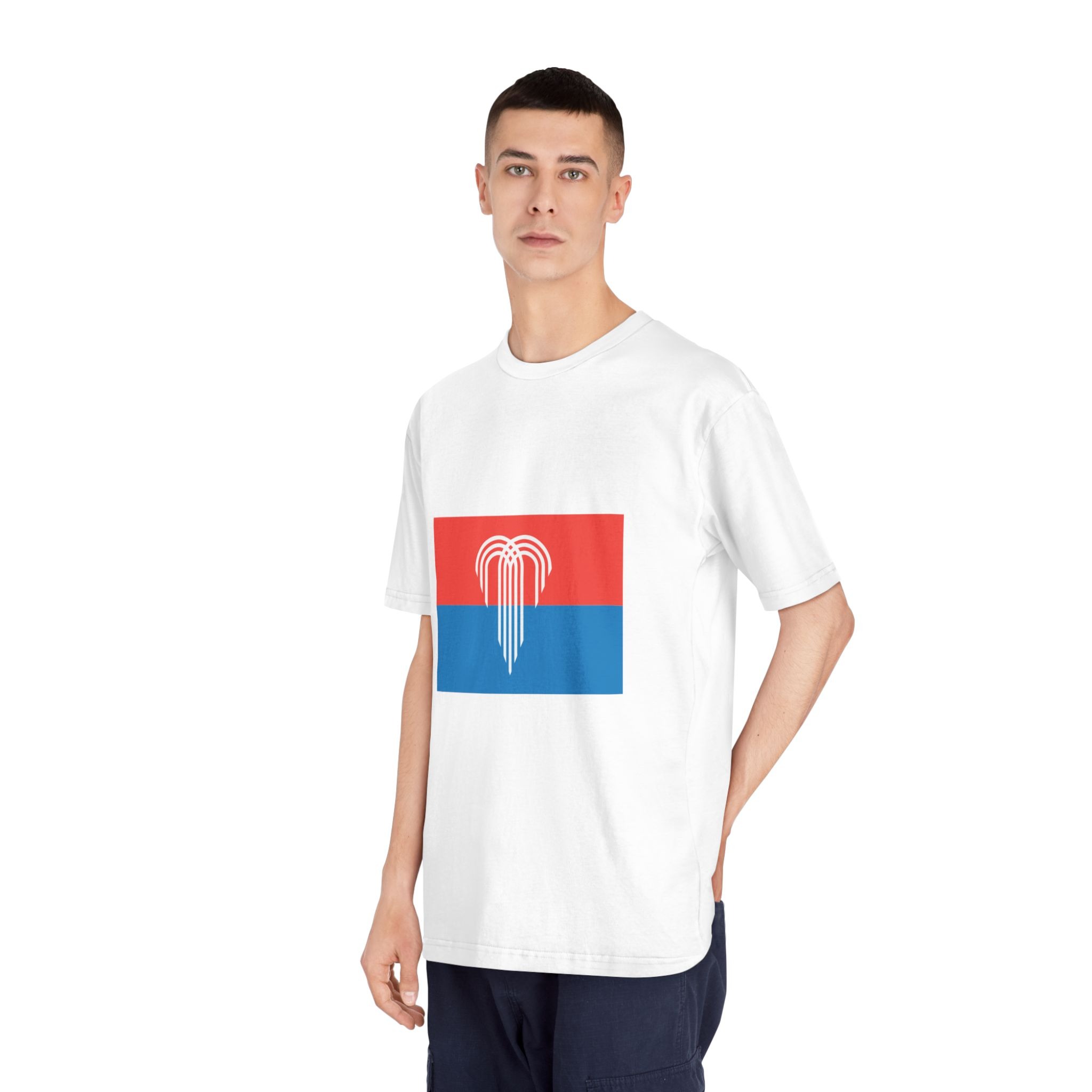 Flag of Kansas City, Missouri Unisex Classic Crewneck T Shirt - Image 4