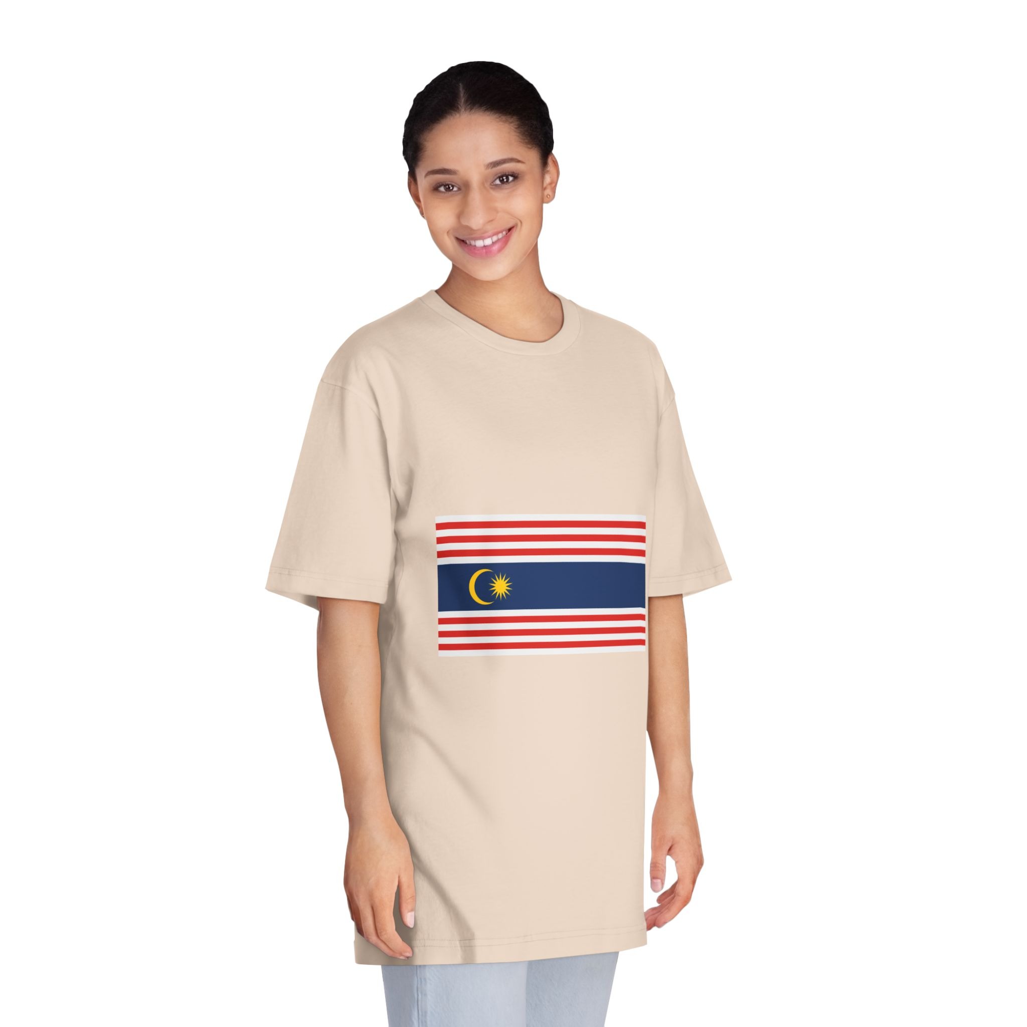 Flag of Kuala Lumpur, Malaysia Unisex Classic Crewneck T Shirt - Image 11
