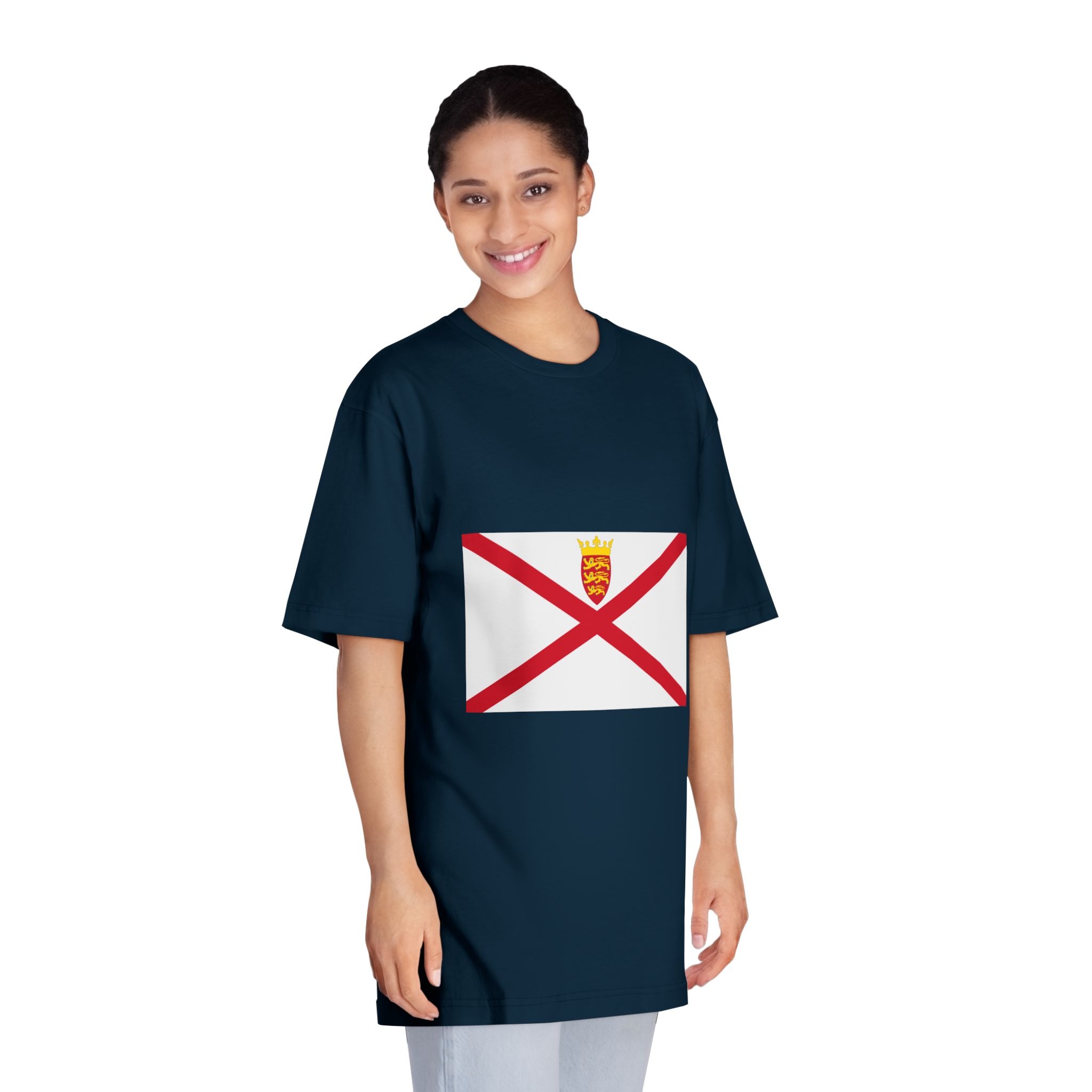 Flag of Jersey Unisex Classic Crewneck T Shirt - Image 19