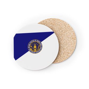 Long Beach, New York Flag Large Coasters