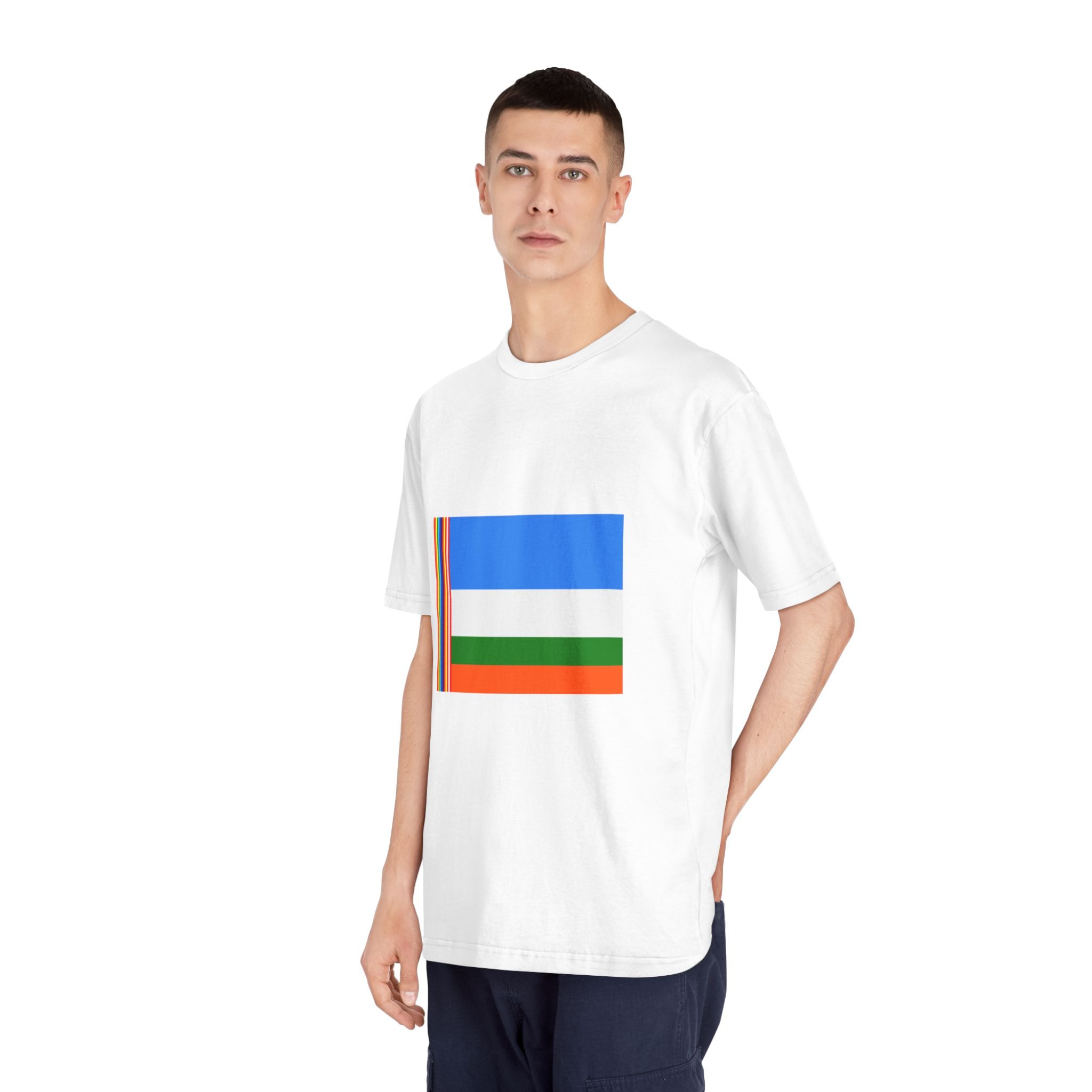 Bandera de Celendín Unisex Classic Crewneck T Shirt - Image 4