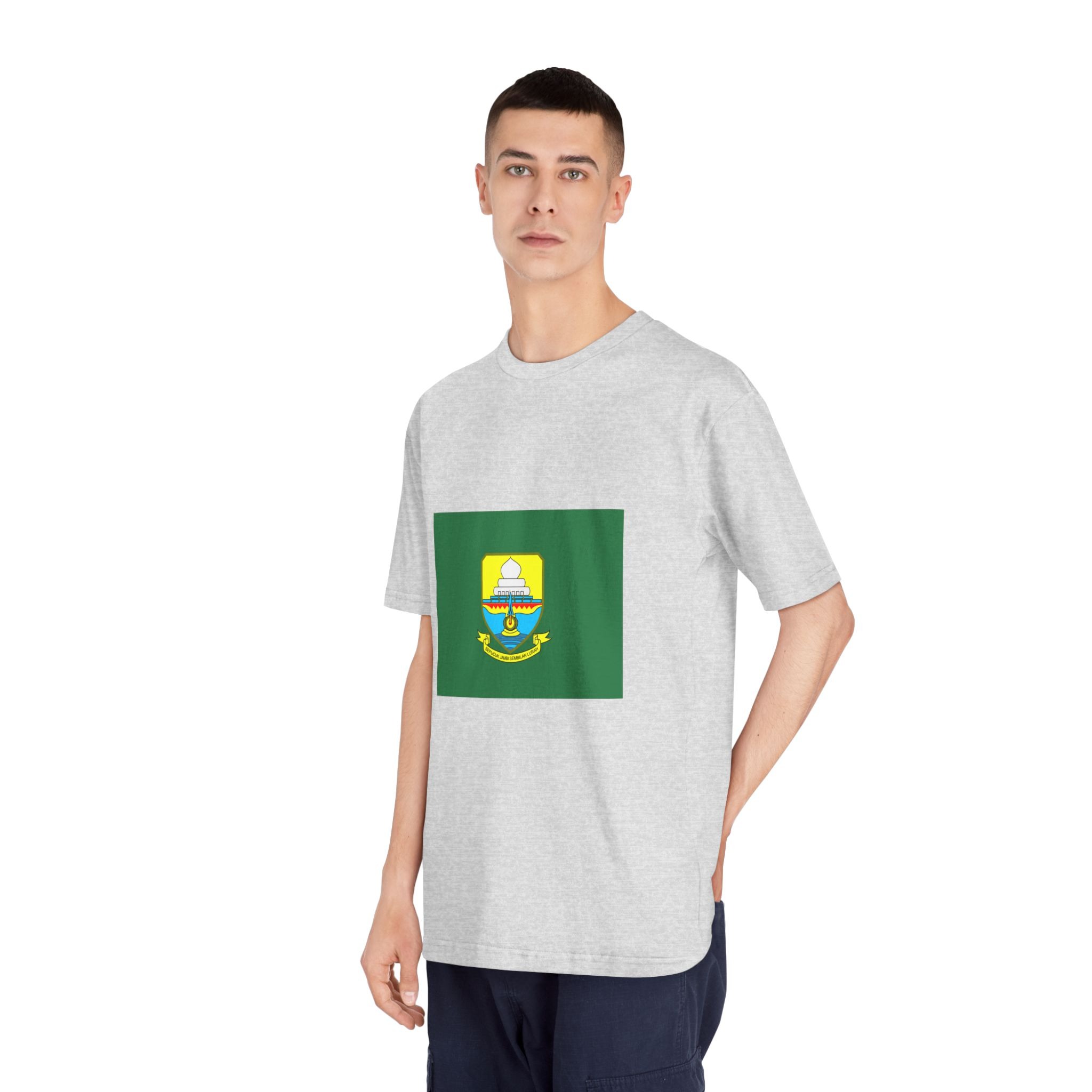 Flag of Jambi Unisex Classic Crewneck T Shirt - Image 16