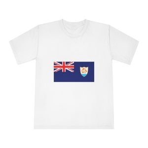 Flag of Anguilla Unisex Classic Crewneck T Shirt