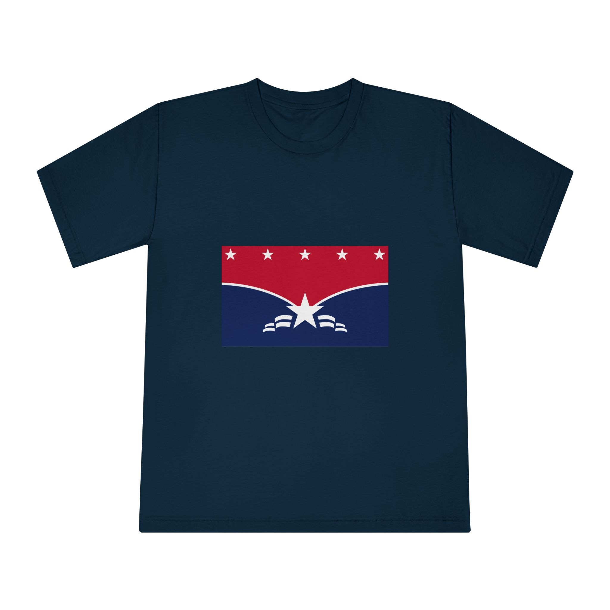 Flag of Lawrence, Indiana Unisex Classic Crewneck T Shirt - Image 17
