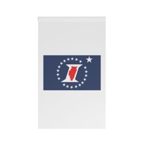 Illinois Sesquicentennial Flag House Banner
