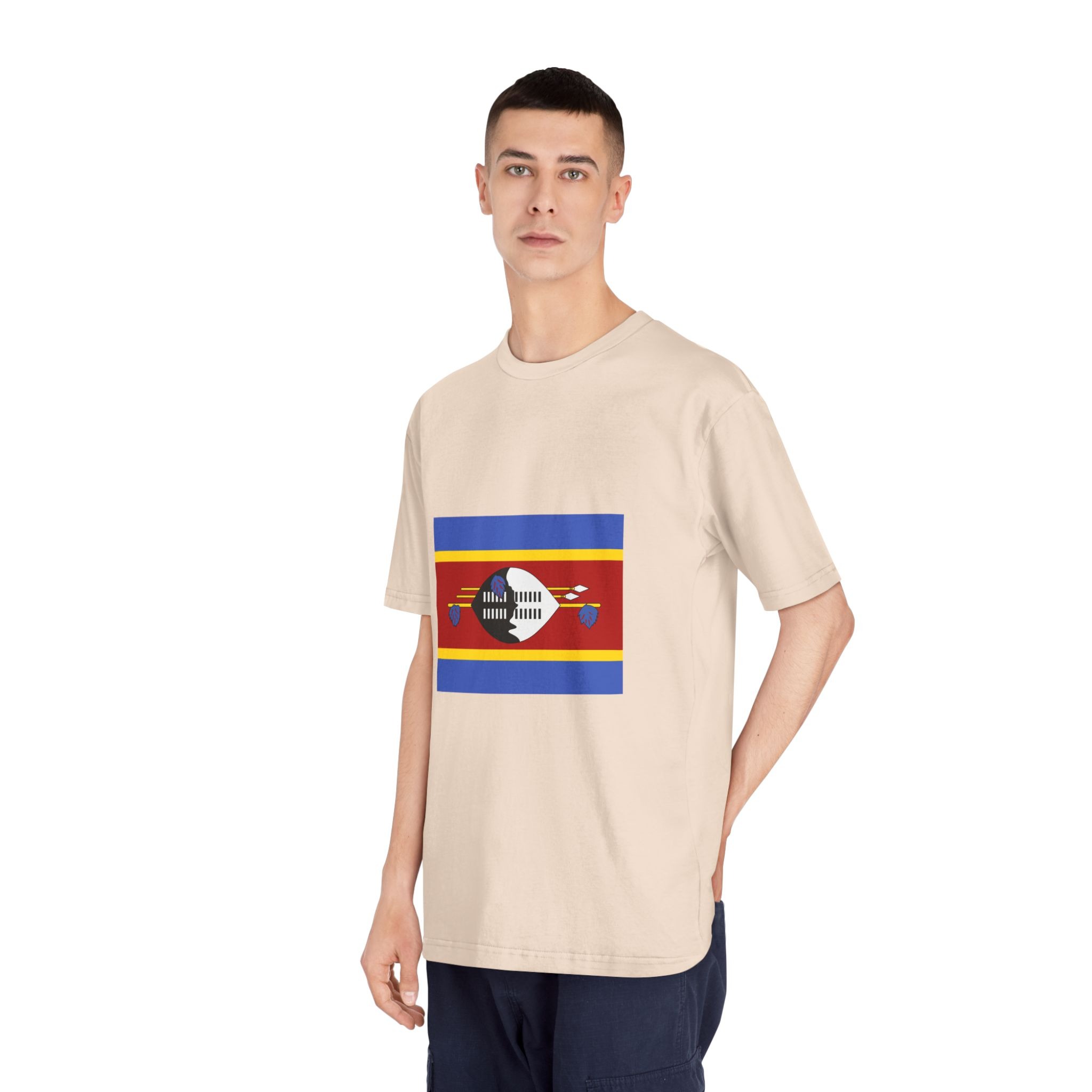 Flag of Eswatini Unisex Classic Crewneck T Shirt - Image 12