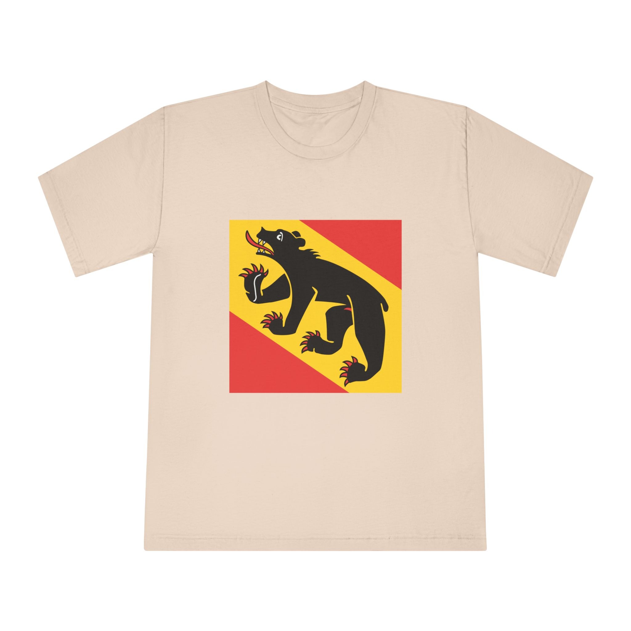 Flag of Canton of Bern Unisex Classic Crewneck T Shirt - Image 9