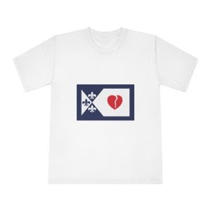 Flag of Creve Coeur, Missouri Unisex Classic Crewneck T Shirt