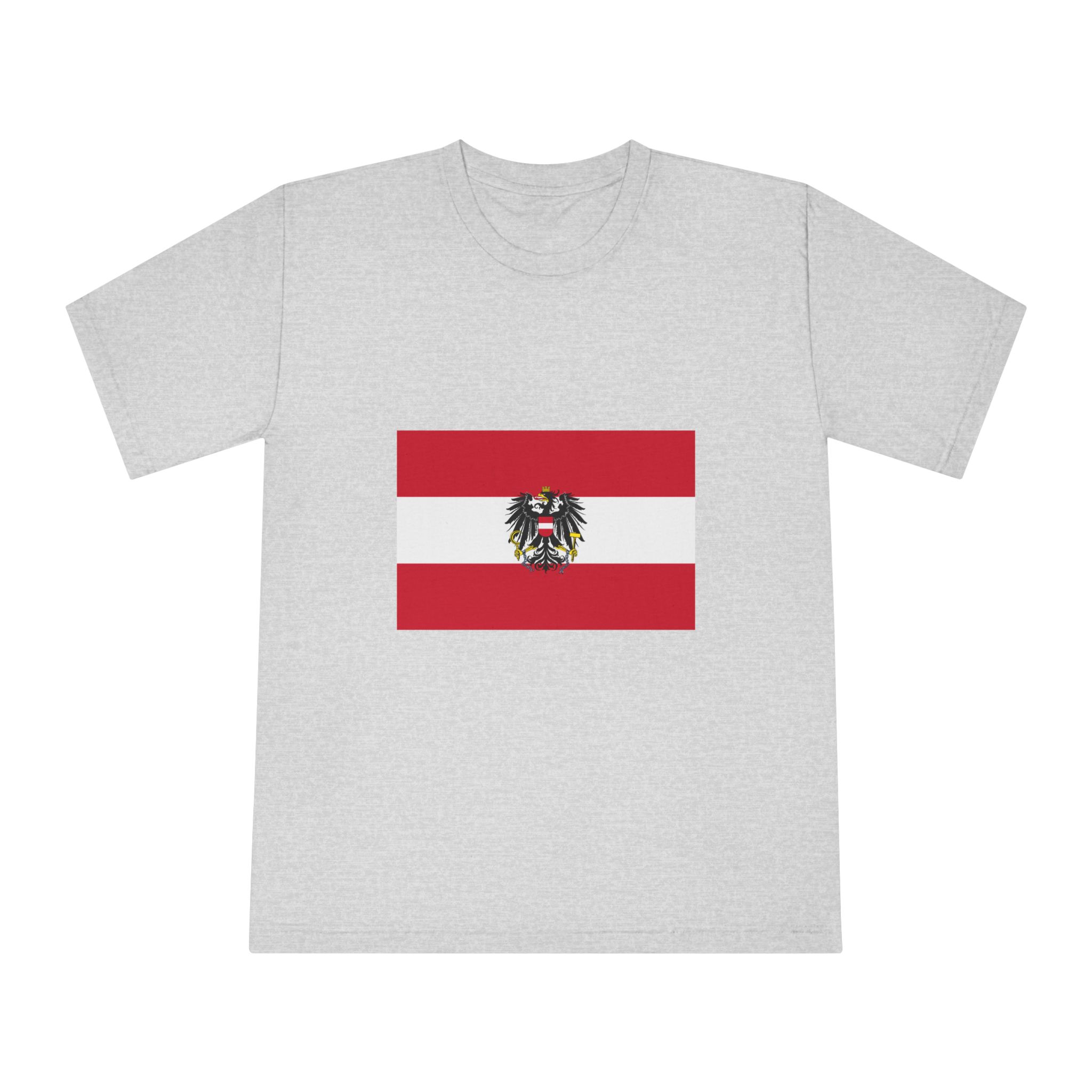 Flag of Austria (state) Unisex Classic Crewneck T Shirt - Image 13