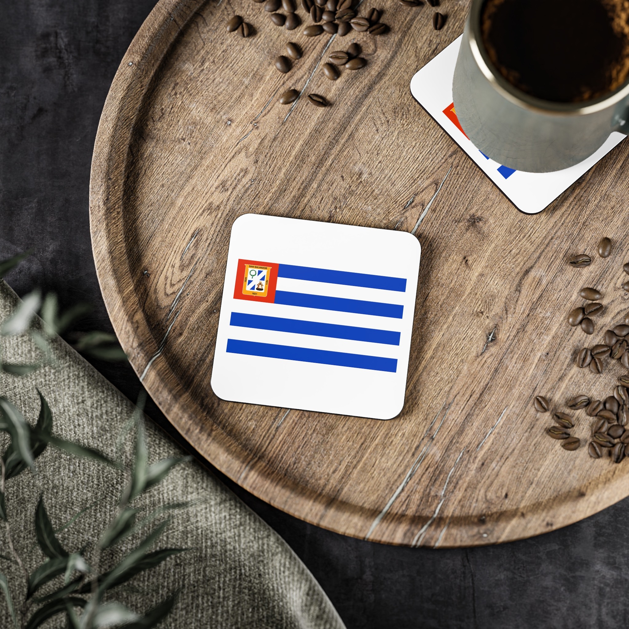 San Salvador Flag Coasters - Image 5
