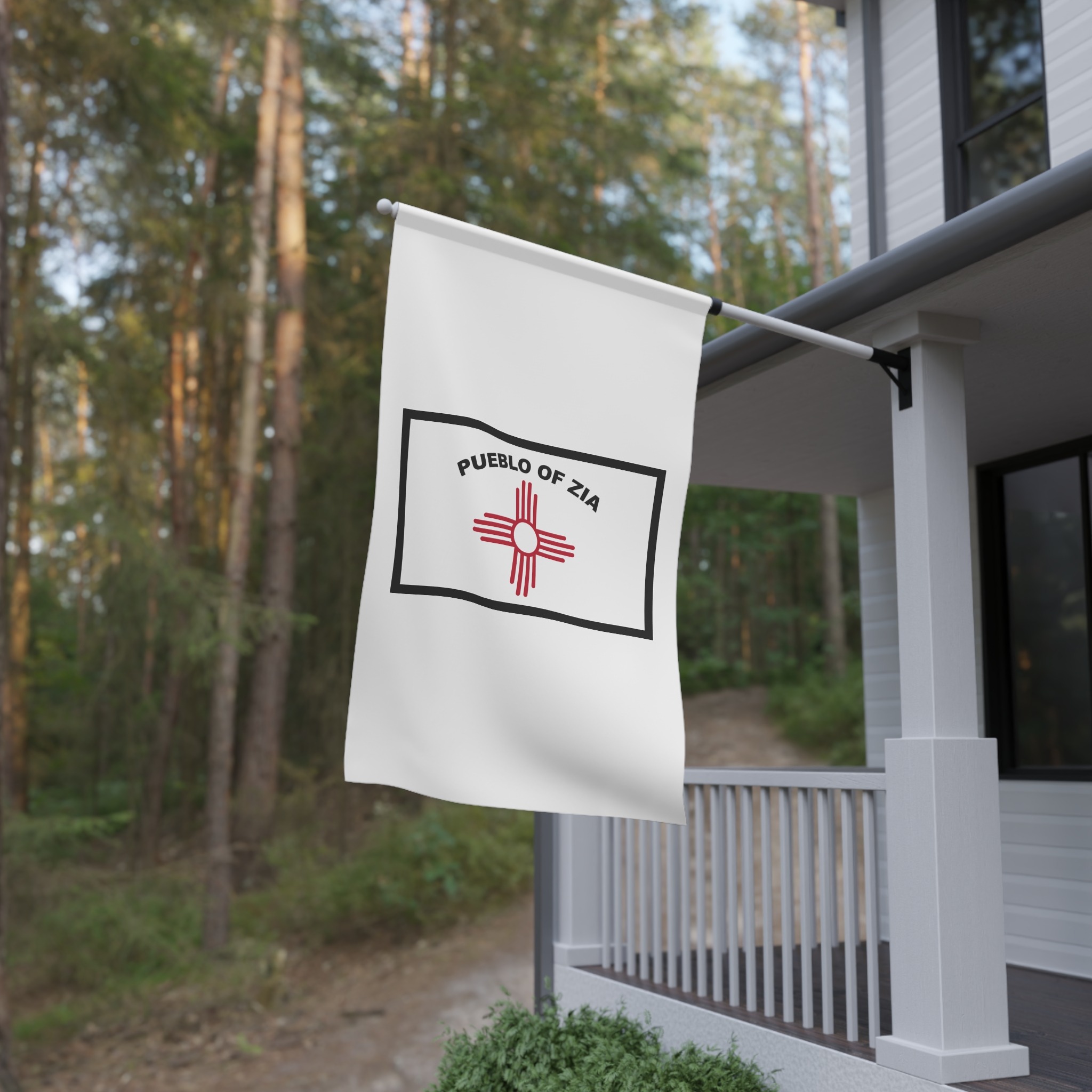Flag of Zia Pueblo House Banner - Image 4