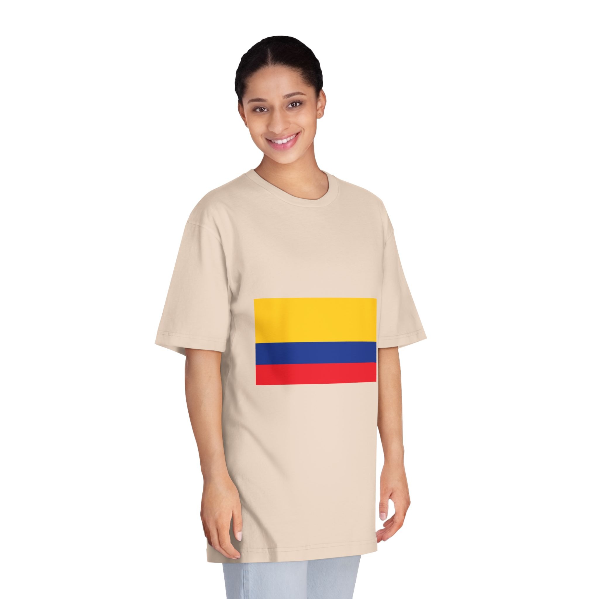 Colombia Flag Unisex Classic Crewneck T Shirt - Image 11