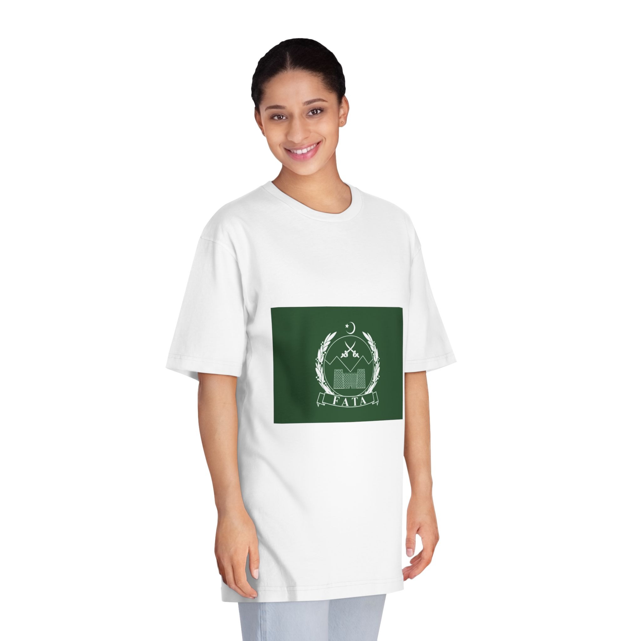 Flag of Fata Unisex Classic Crewneck T Shirt - Image 3