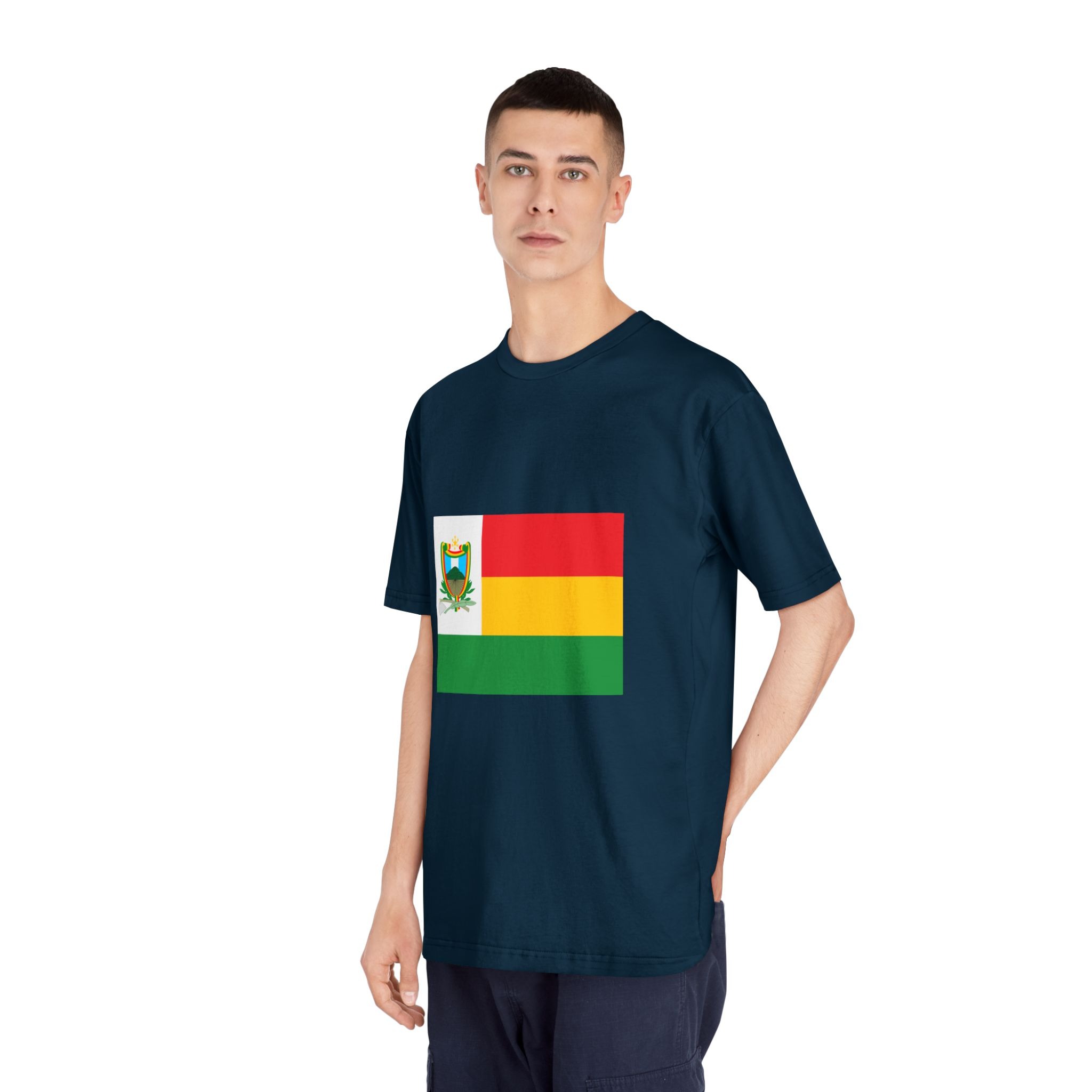 Flag of Jalapa Department, Guatemala Unisex Classic Crewneck T Shirt - Image 20