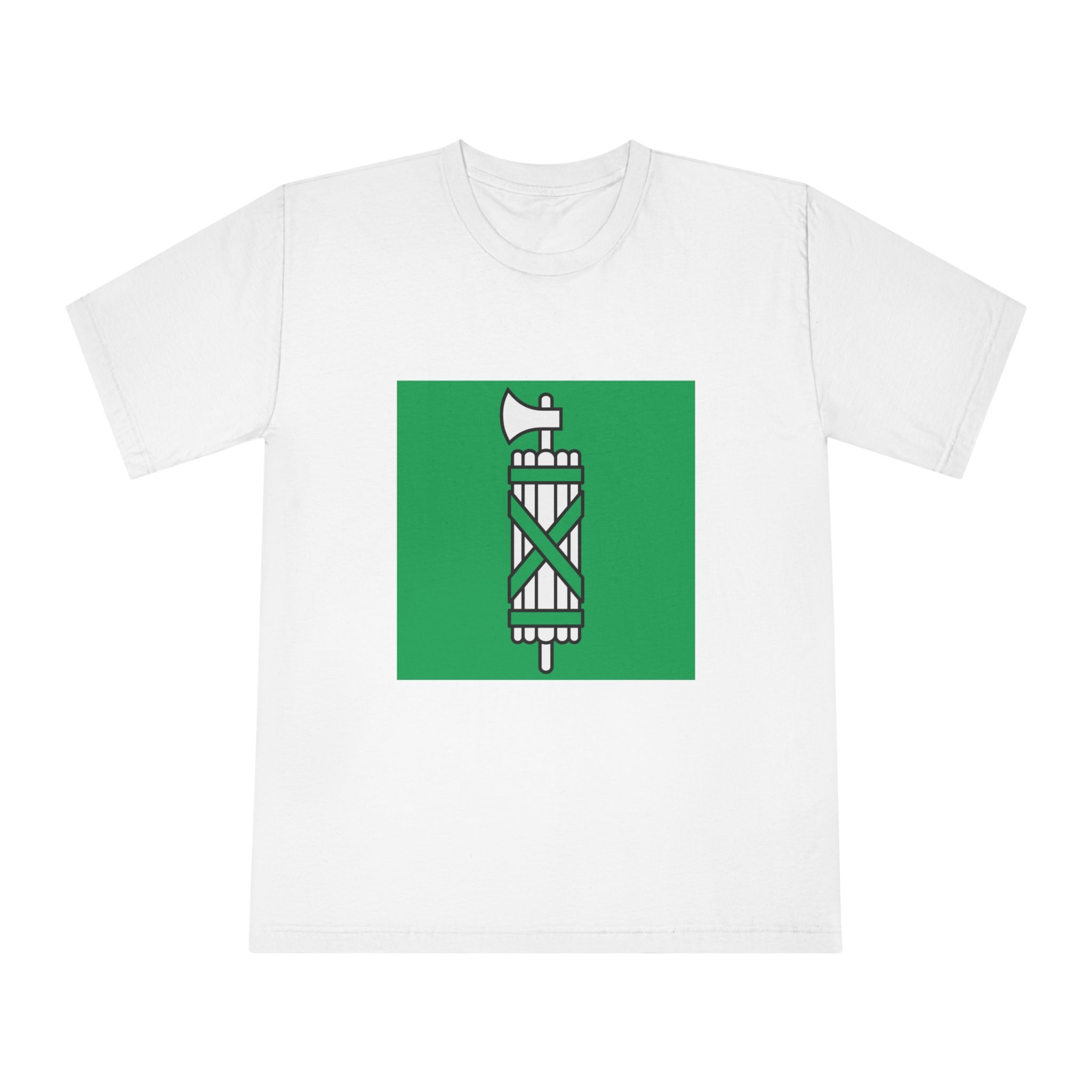 Flag of Canton of Sankt Gallen Unisex Classic Crewneck T Shirt