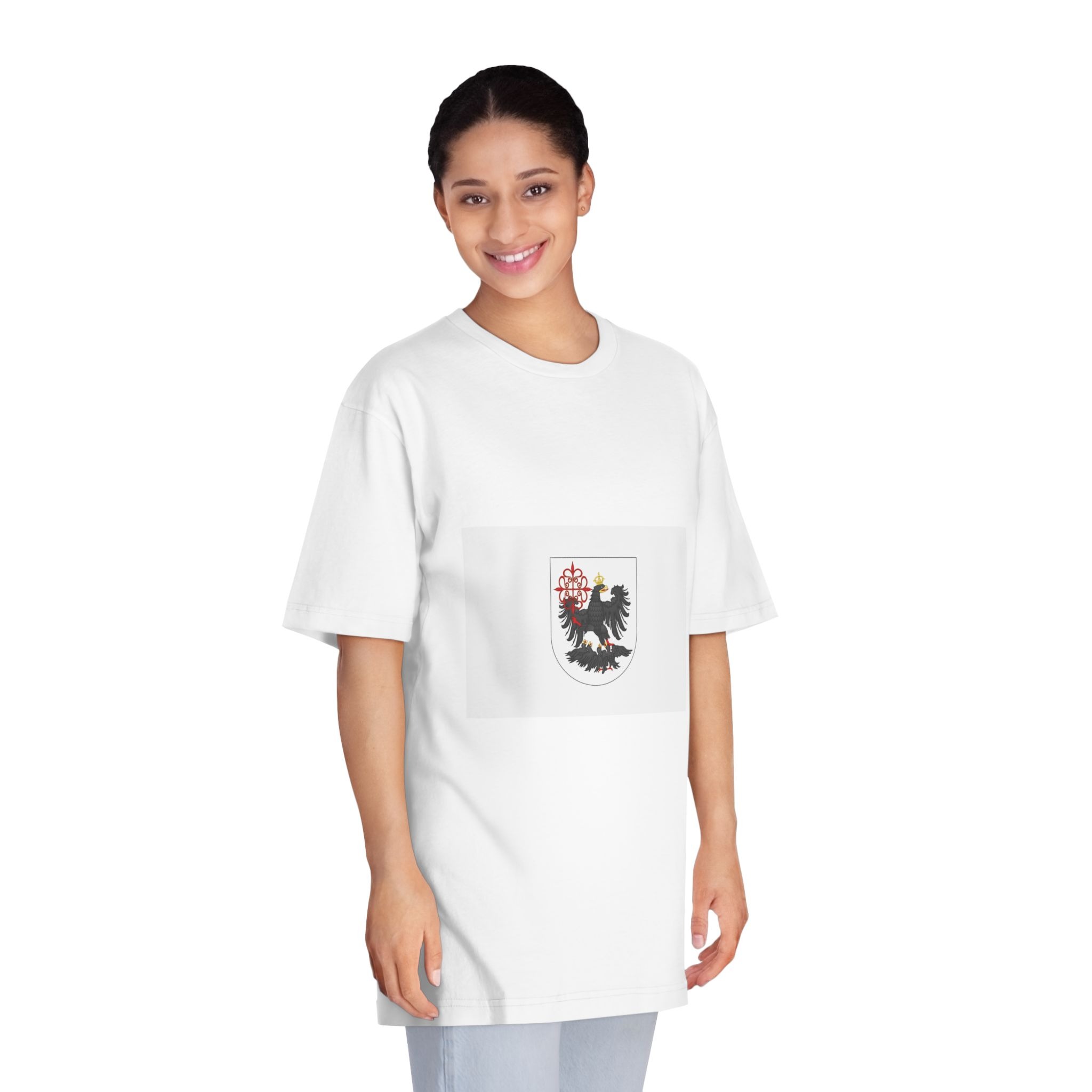 Bandera de La Ciudad de Buenos Aires Unisex Classic Crewneck T Shirt - Image 3