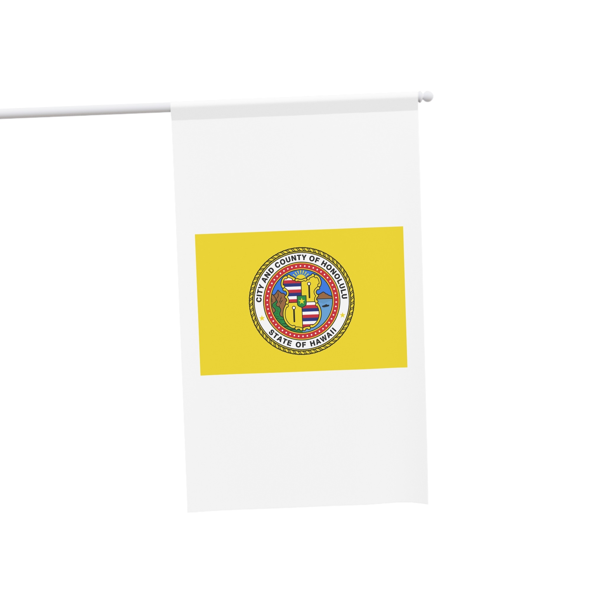 Flag of Honolulu, Hawaii House Banner - Image 3