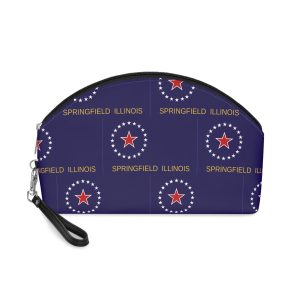 Flag of Springfield, Illinois Makeup Bag