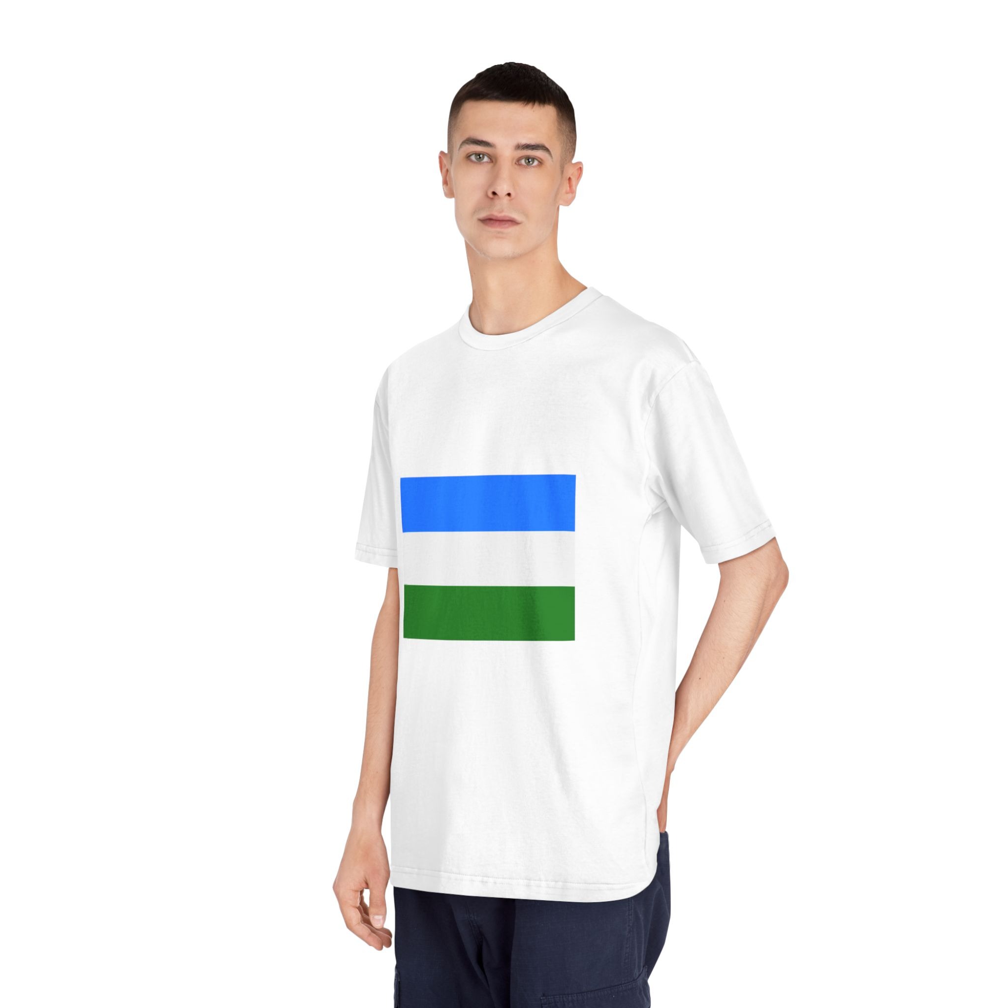 Flag of Boquerón Department Unisex Classic Crewneck T Shirt - Image 4
