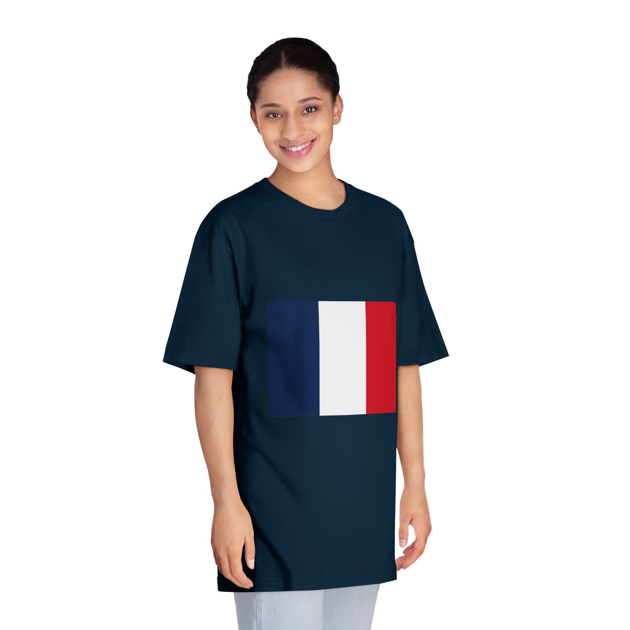 Flag of France Unisex Classic Crewneck T Shirt - Image 19