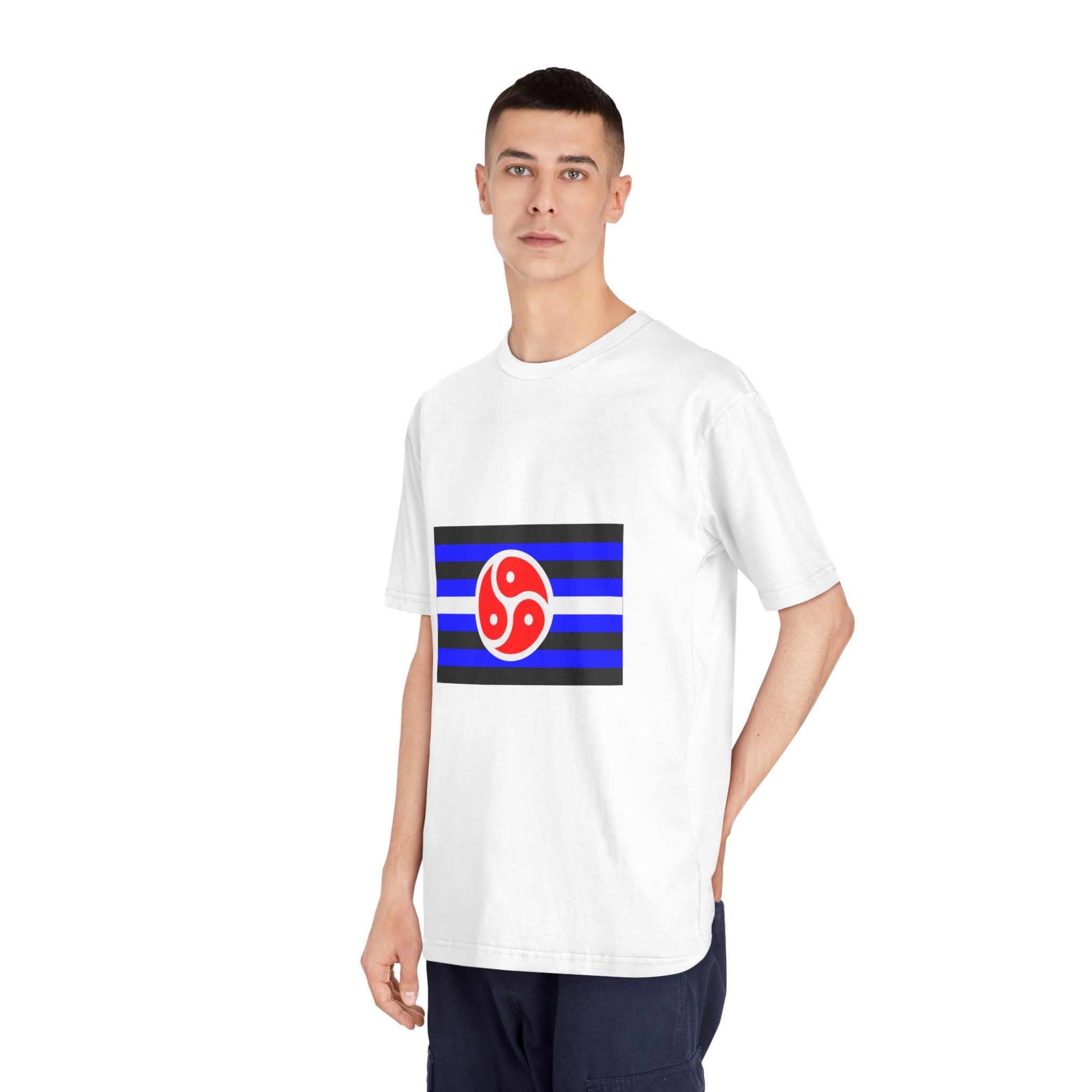 Px Bdsm Rights Flag Tanos Unisex Classic Crewneck T Shirt - Image 4